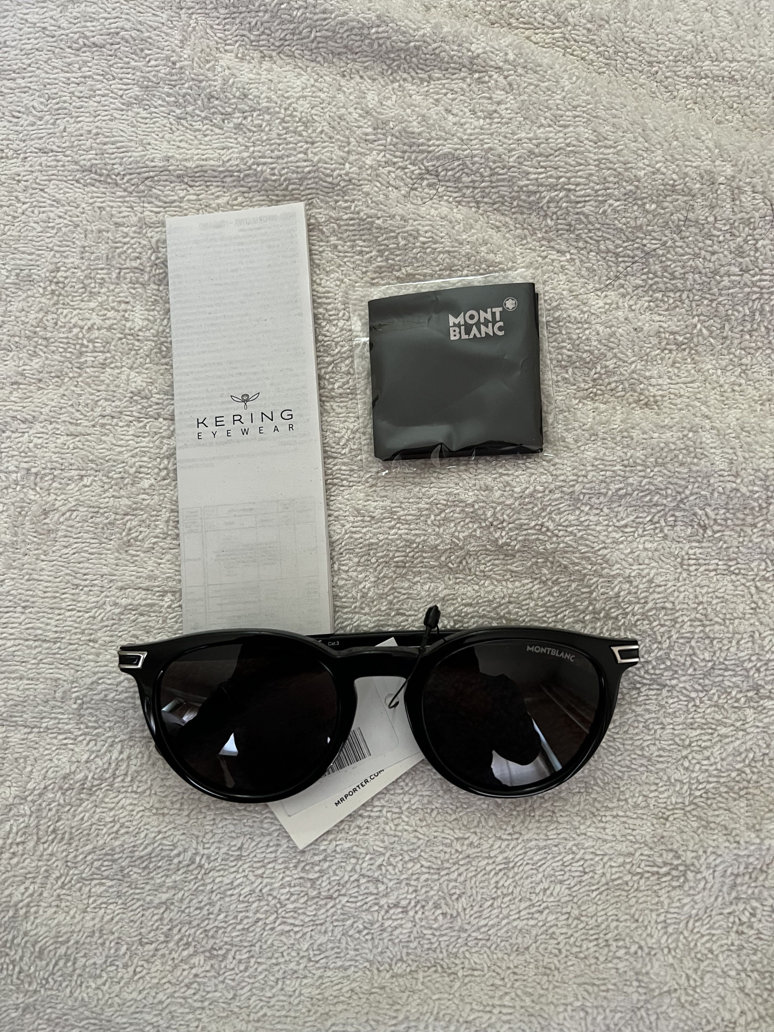 Montblanc Montblanc panthos frame acetate sunglasses black mb0041s Size ONE SIZE - 1 Thumbnail