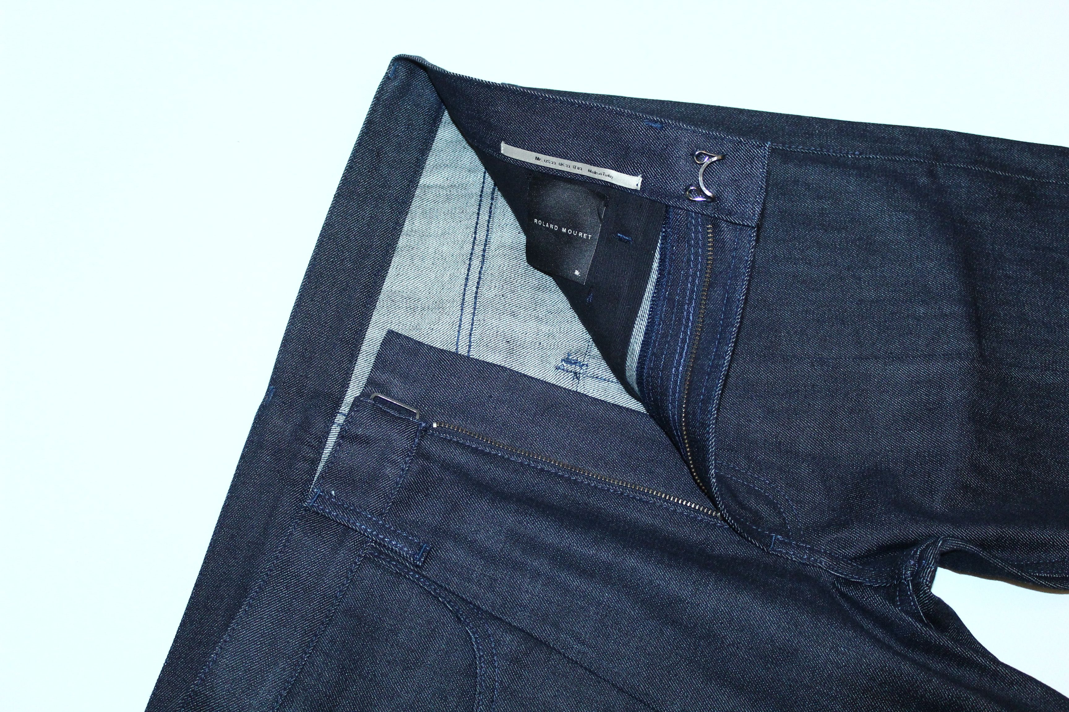Blue Blue Japan Roland Mouret Mr. AW11 Selvedge Indigo Raw Denim 12.5oz Size US 33 - 5 Thumbnail