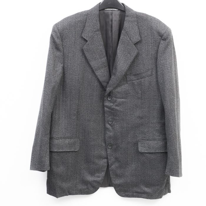 Canali Made in Italy tweed Blazer Wool Suit Jacket Coat Sport EU 52 ...