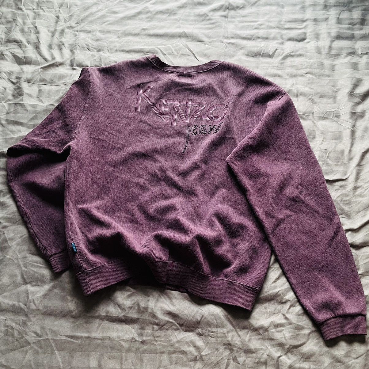 Kenzo × Vintage Kenzo Rib Sweatshirt Size US L / EU 52-54 / 3 - 4 Thumbnail
