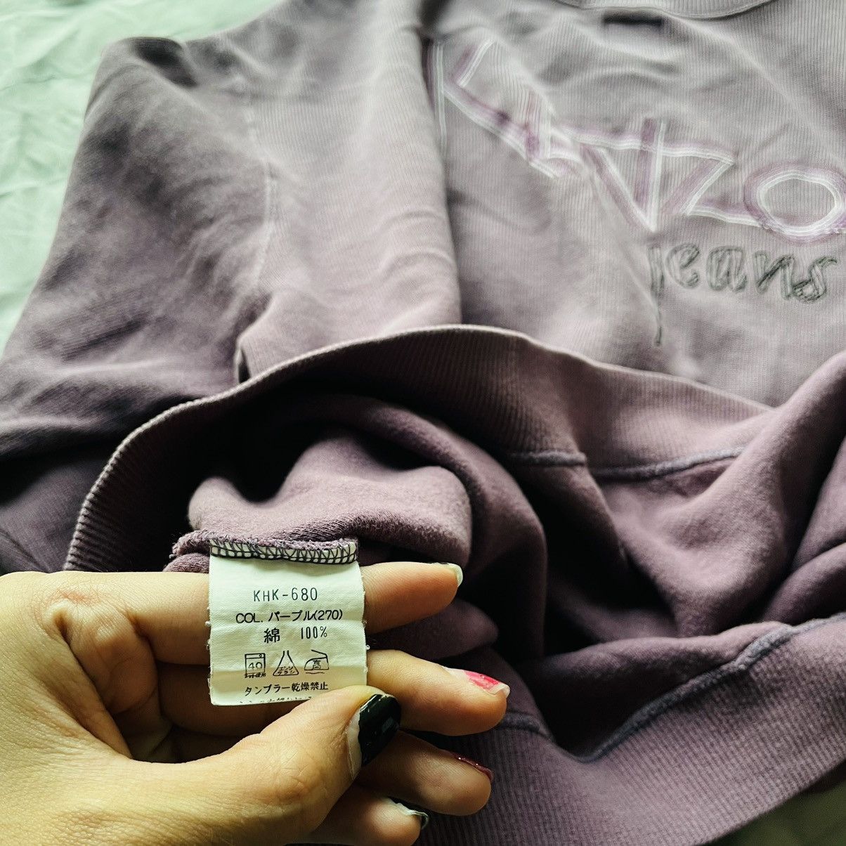 Kenzo × Vintage Kenzo Rib Sweatshirt Size US L / EU 52-54 / 3 - 7 Thumbnail