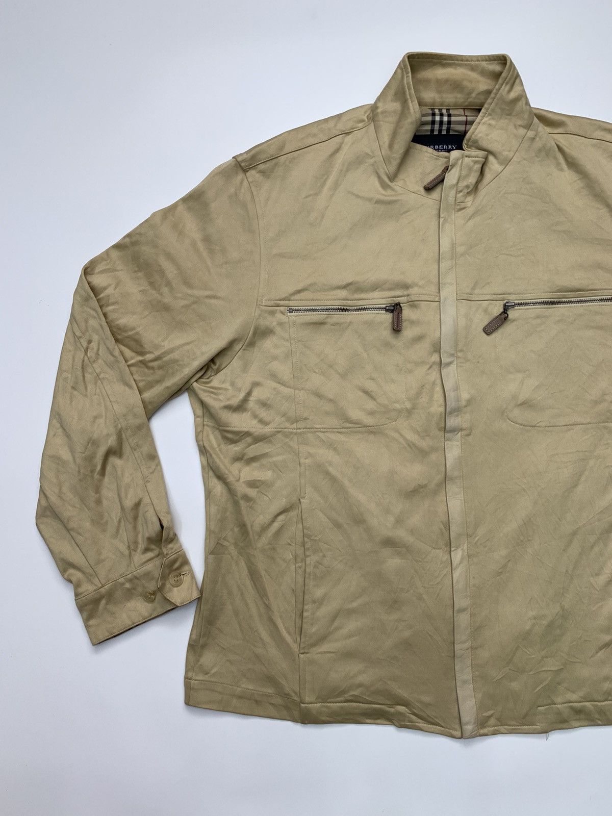 Burberry Burberry Double Chest Pocket Beige light jacket Size US L / EU 52-54 / 3 - 3 Thumbnail