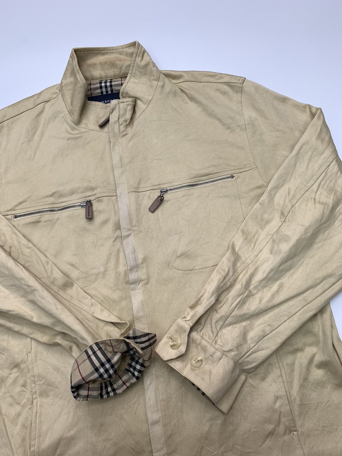 Burberry Burberry Double Chest Pocket Beige light jacket Size US L / EU 52-54 / 3 - 7 Thumbnail