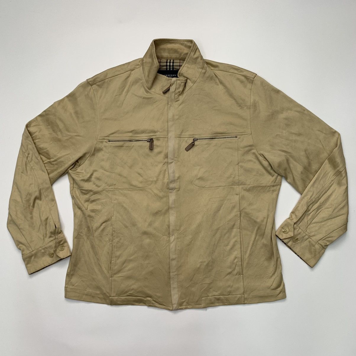 Burberry Burberry Double Chest Pocket Beige light jacket Size US L / EU 52-54 / 3 - 2 Thumbnail