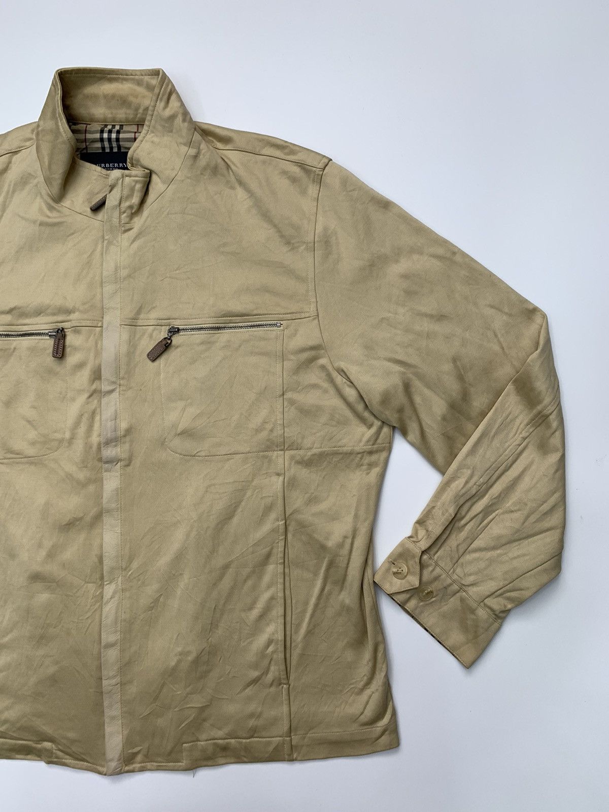 Burberry Burberry Double Chest Pocket Beige light jacket Size US L / EU 52-54 / 3 - 4 Thumbnail