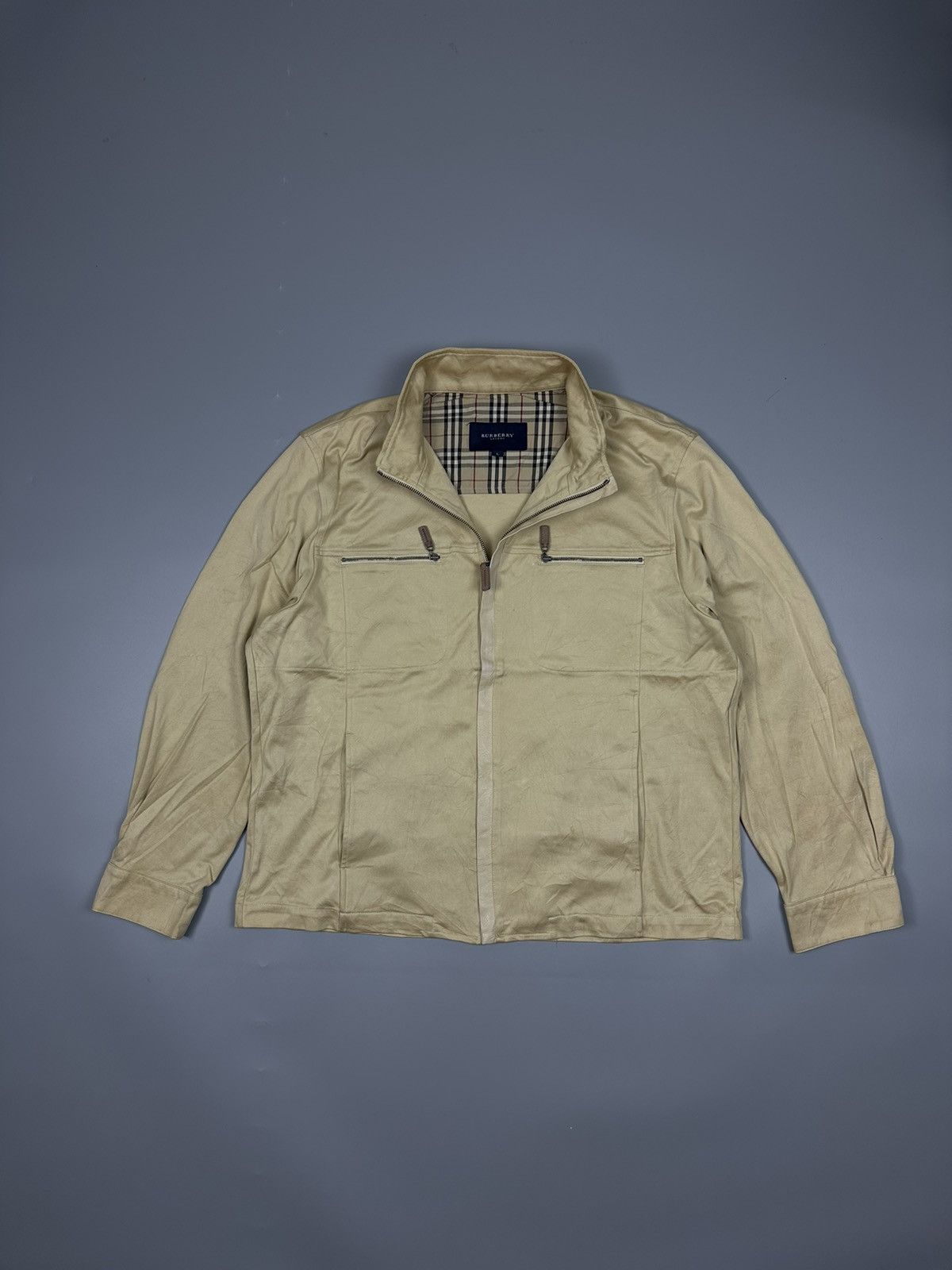 Burberry Double Chest Pocket Beige light jacket