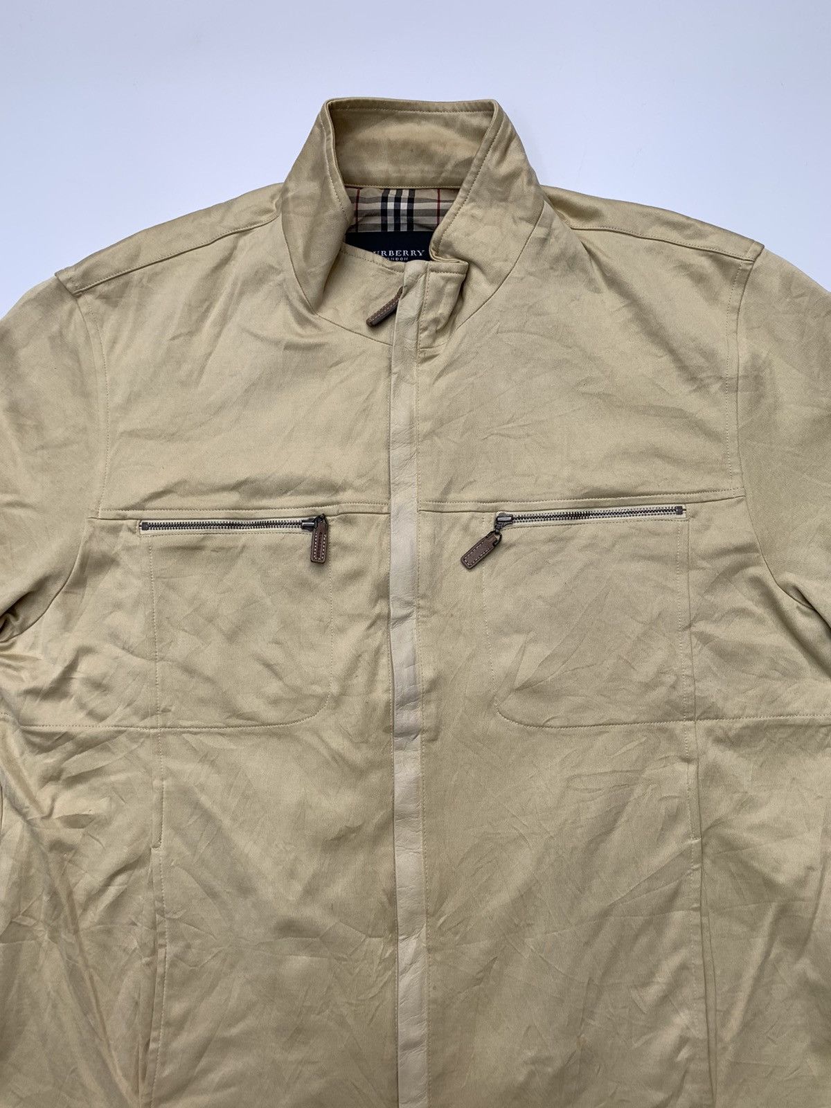 Burberry Burberry Double Chest Pocket Beige light jacket Size US L / EU 52-54 / 3 - 5 Thumbnail
