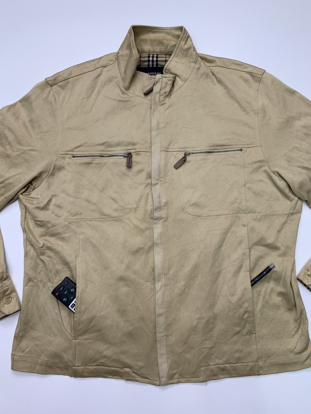 Burberry Burberry Double Chest Pocket Beige light jacket Size US L / EU 52-54 / 3 - 6 Thumbnail