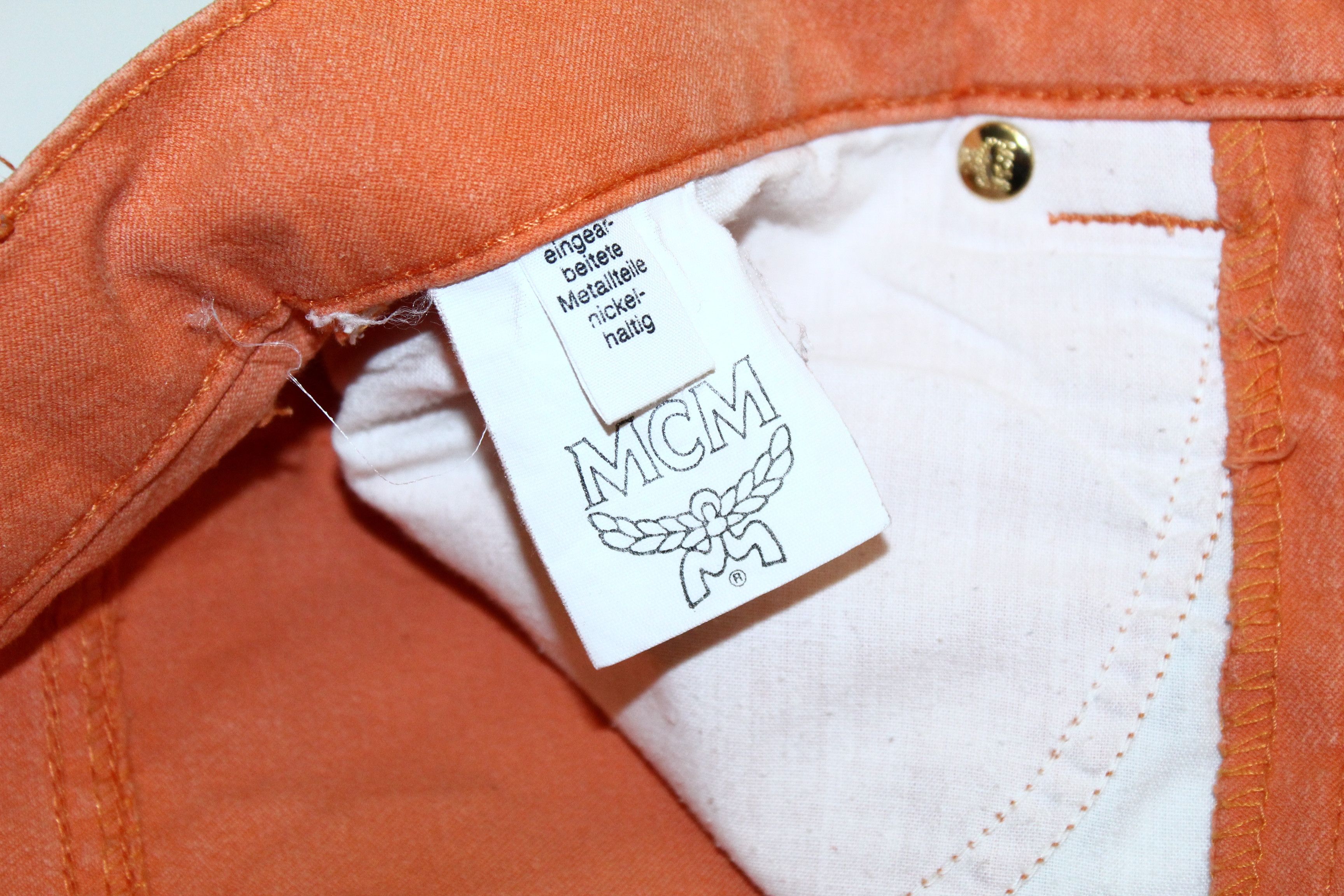 MCM Vintage MCM Garment Dyed Mom Twill Denim Pants Size US 29 - 6 Thumbnail