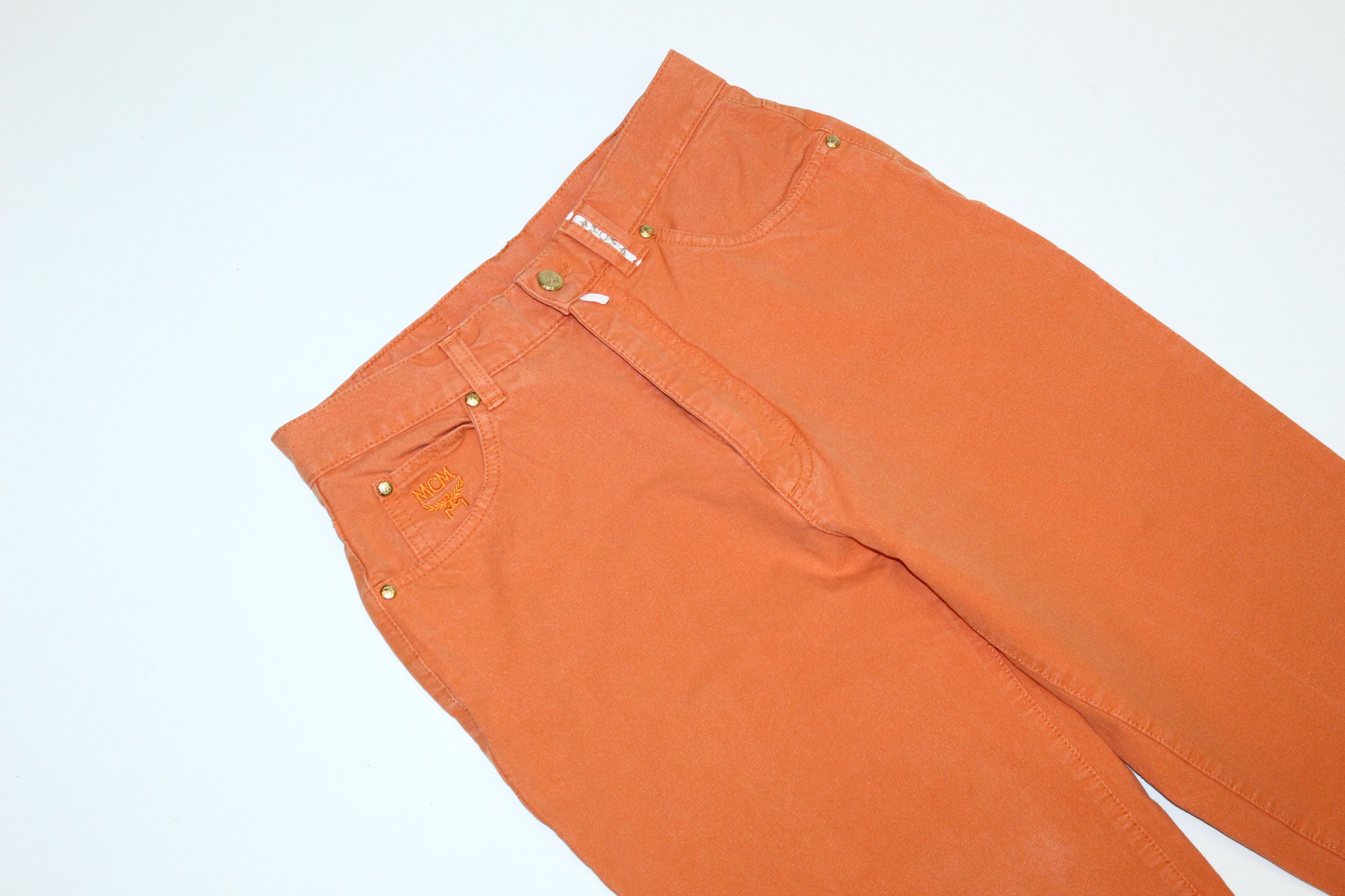 MCM Vintage MCM Garment Dyed Mom Twill Denim Pants Size US 29 - 4 Thumbnail