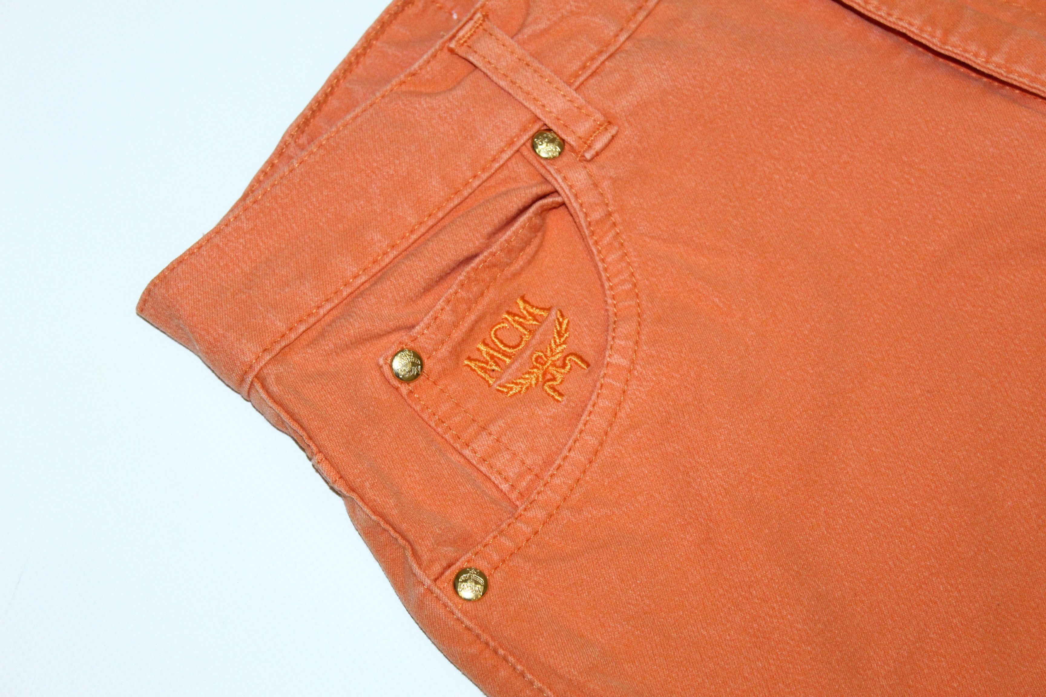 MCM Vintage MCM Garment Dyed Mom Twill Denim Pants Size US 29 - 5 Thumbnail