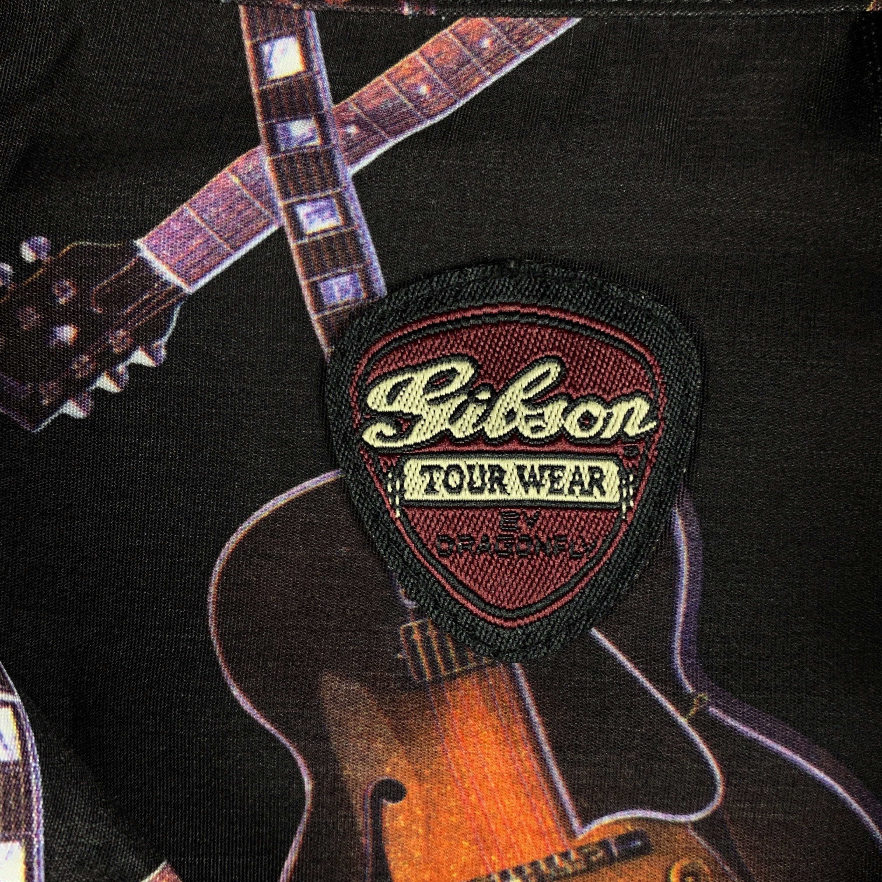 Vintage Mens Shirt Gibson Guitar Full Print Size L Size US L / EU 52-54 / 3 - 4 Thumbnail