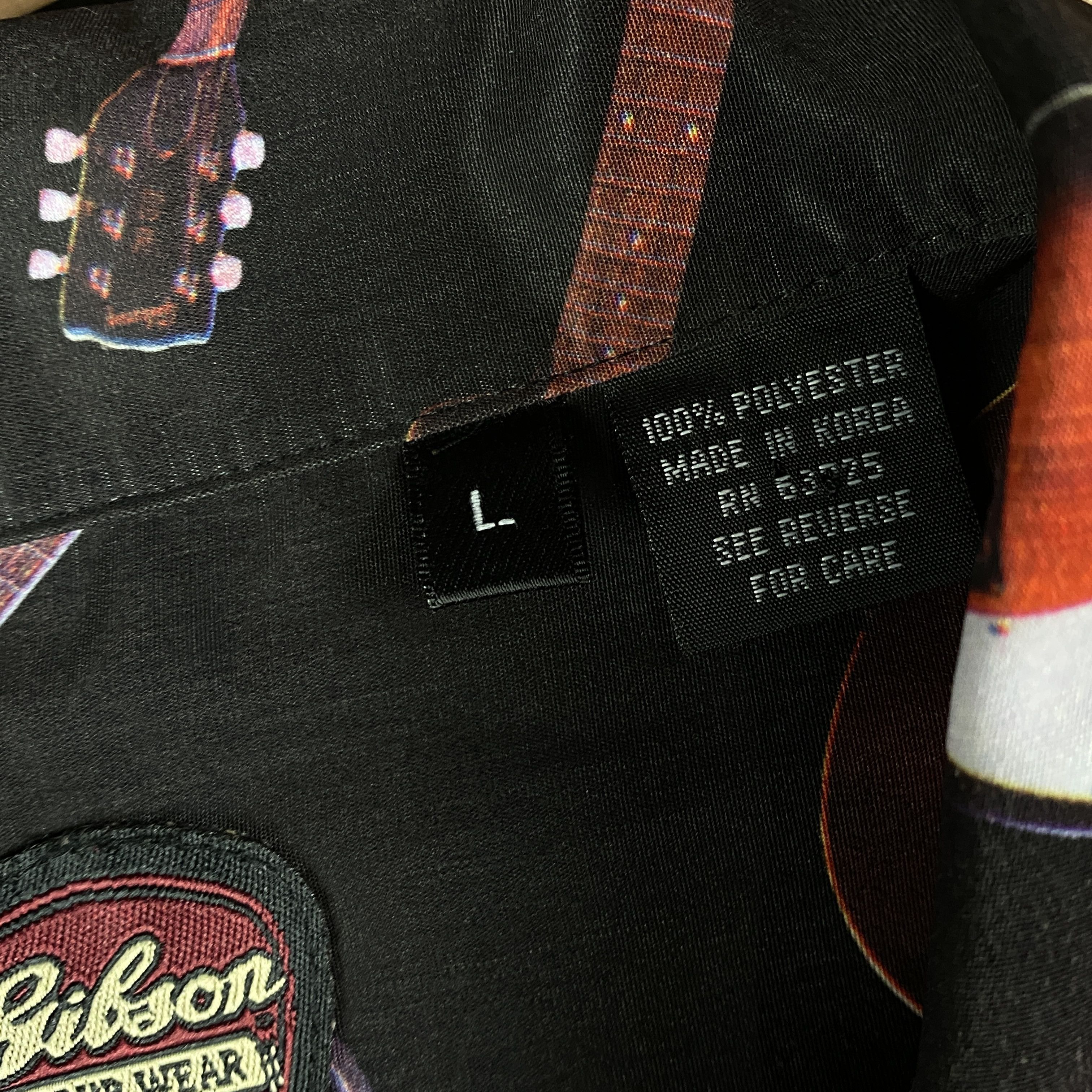 Vintage Mens Shirt Gibson Guitar Full Print Size L Size US L / EU 52-54 / 3 - 5 Thumbnail