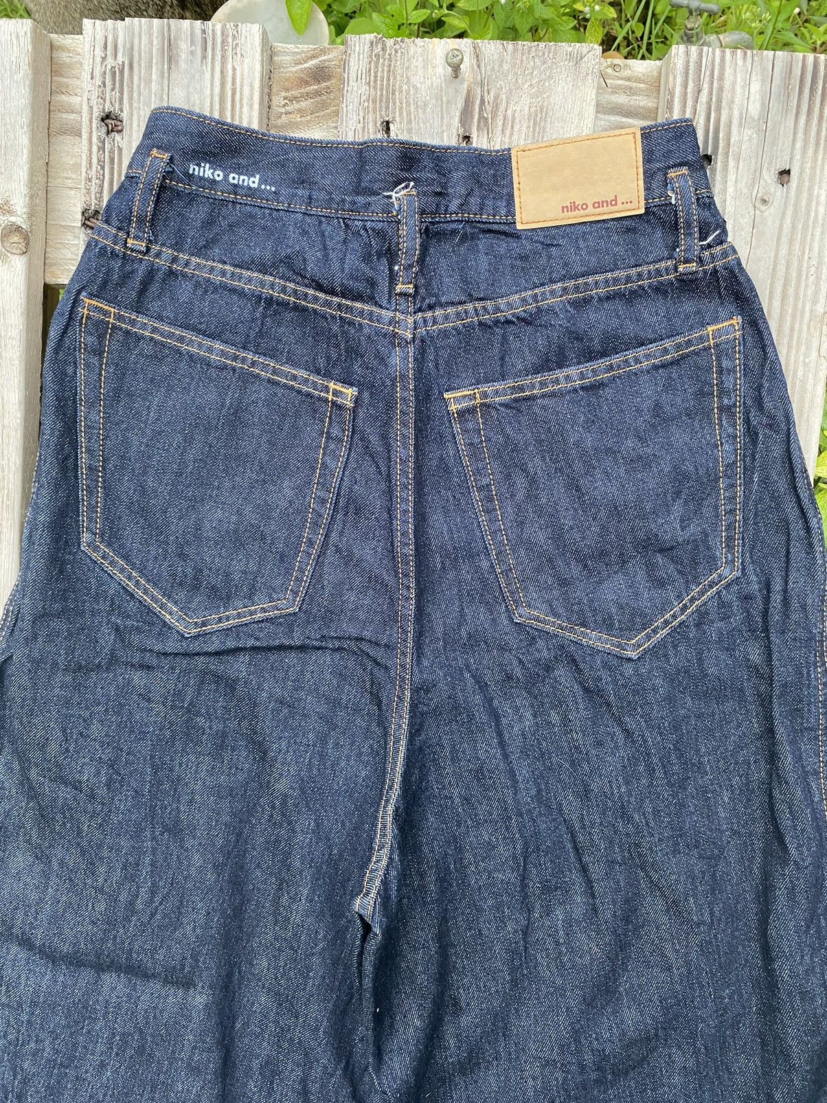 Designer × Japanese Brand Niko And Baggy Casual Denim Ladies Loose Pant Size 26" / US 2 / IT 38 - 6 Thumbnail