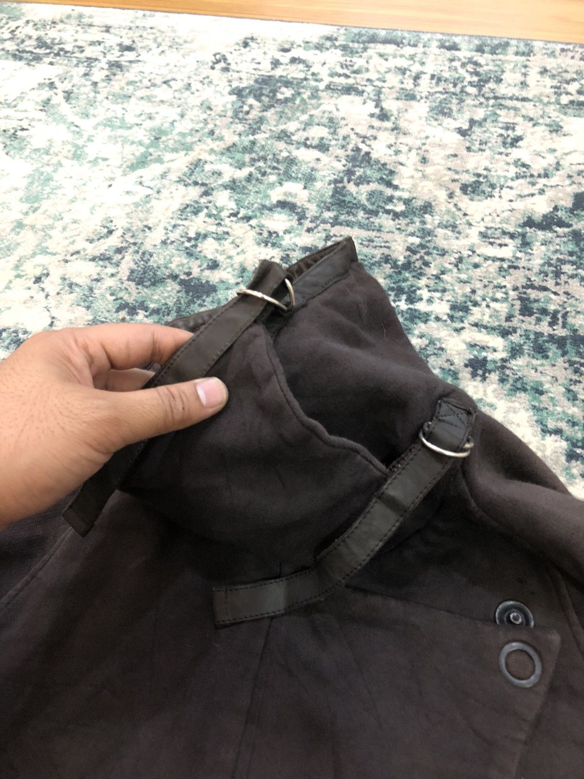 Christophe Lemaire Christophe Lemaire Leather Strap Ninja Hoodie Zipper Jacket Size US S / EU 44-46 / 1 - 13 Thumbnail