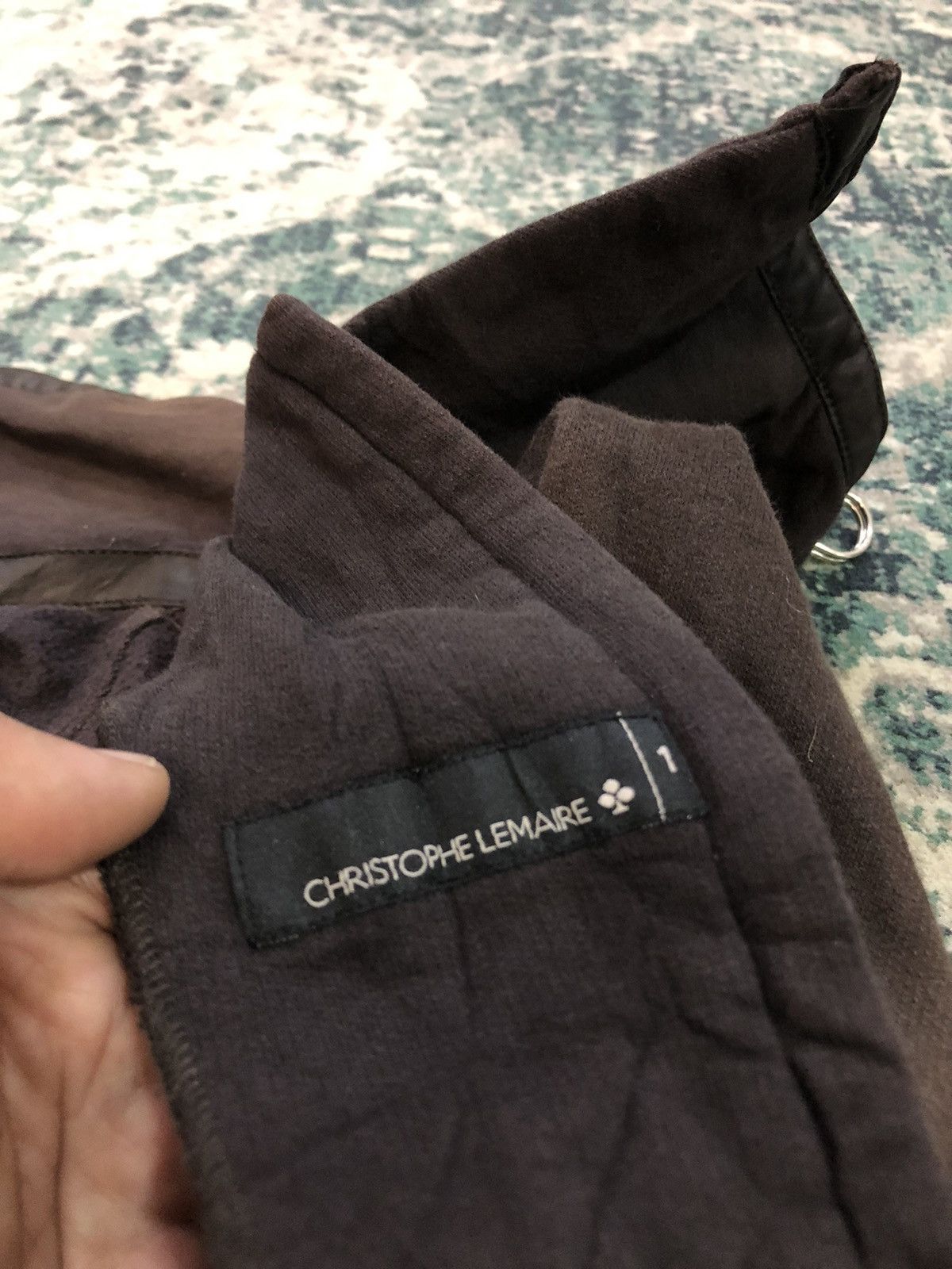 Christophe Lemaire Christophe Lemaire Leather Strap Ninja Hoodie Zipper Jacket Size US S / EU 44-46 / 1 - 4 Thumbnail