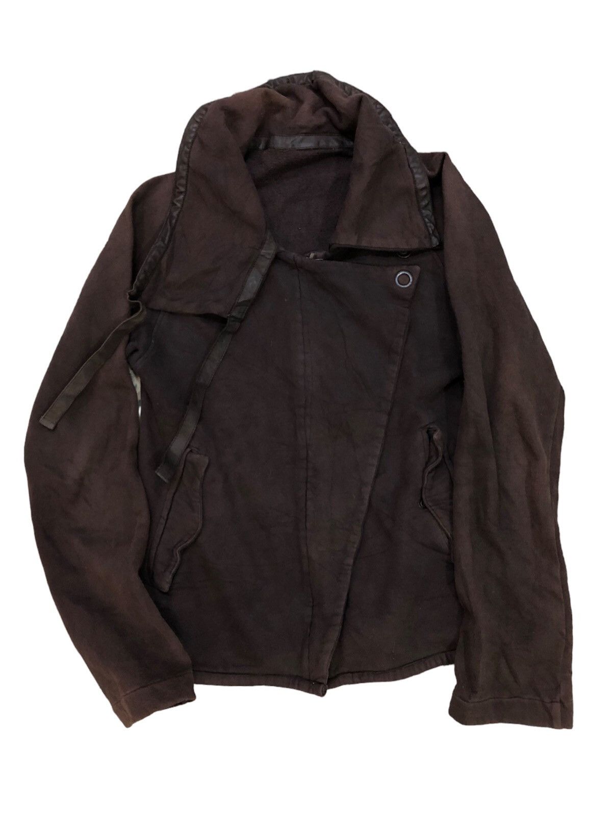 Christophe Lemaire Christophe Lemaire Leather Strap Ninja Hoodie Zipper Jacket Size US S / EU 44-46 / 1 - 3 Thumbnail