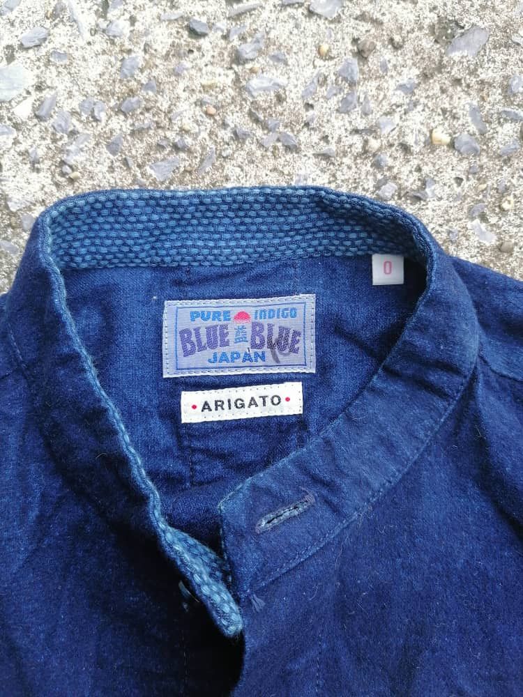 Blue Blue Japan × Japanese Brand Blue Blue Japan Arigato Buttons Longsleeve Shirt Size US M / EU 48-50 / 2 - 4 Thumbnail