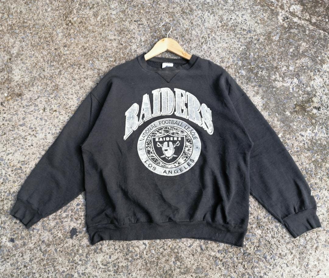 NFL × Vintage Vintage Raiders NFL Sweatshirt Size US M / EU 48-50 / 2 - 1 Thumbnail