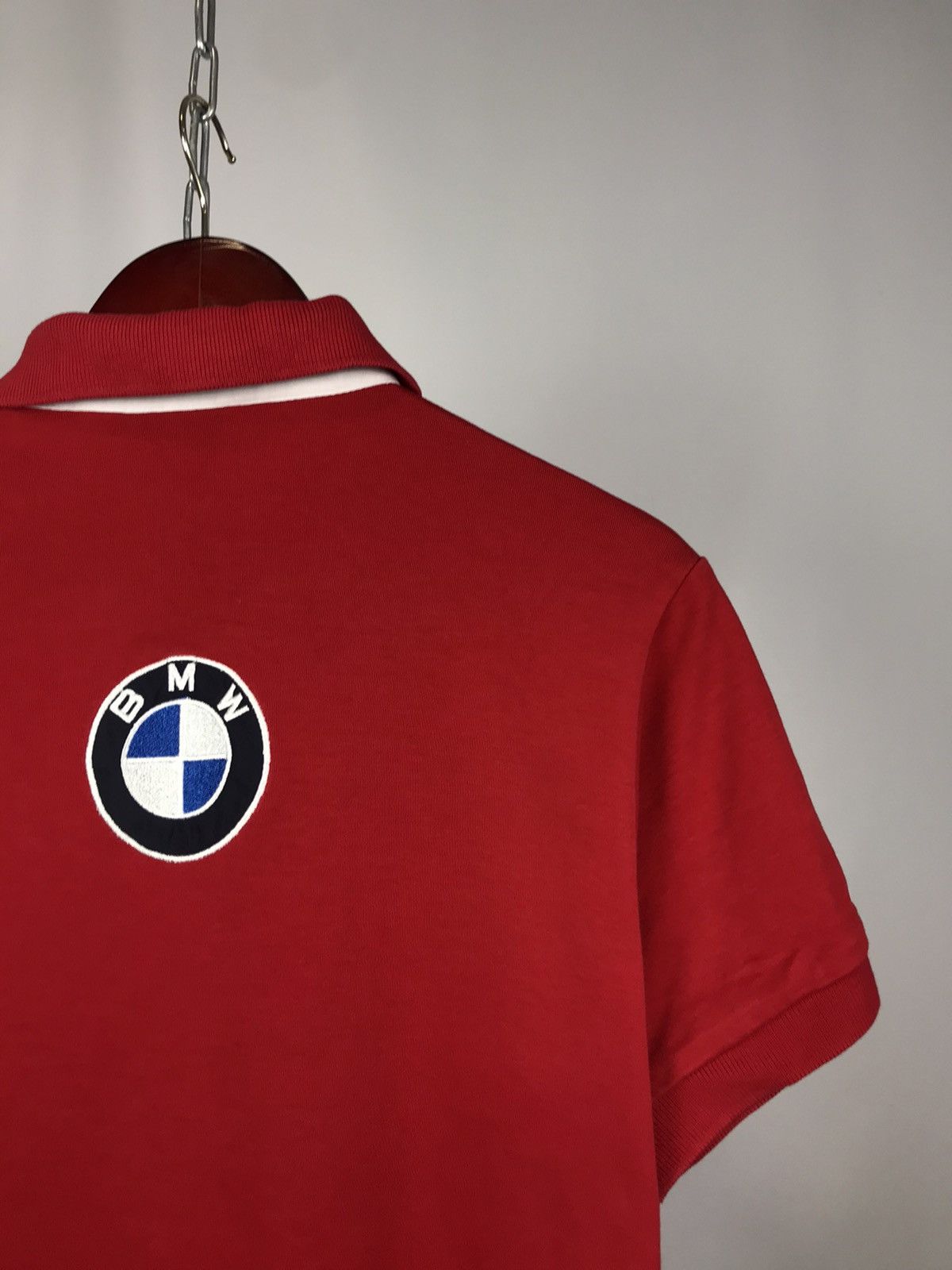 BMW BMW vintage moto racing overprinted polo tee Size US XL / EU 56 / 4 - 6 Thumbnail