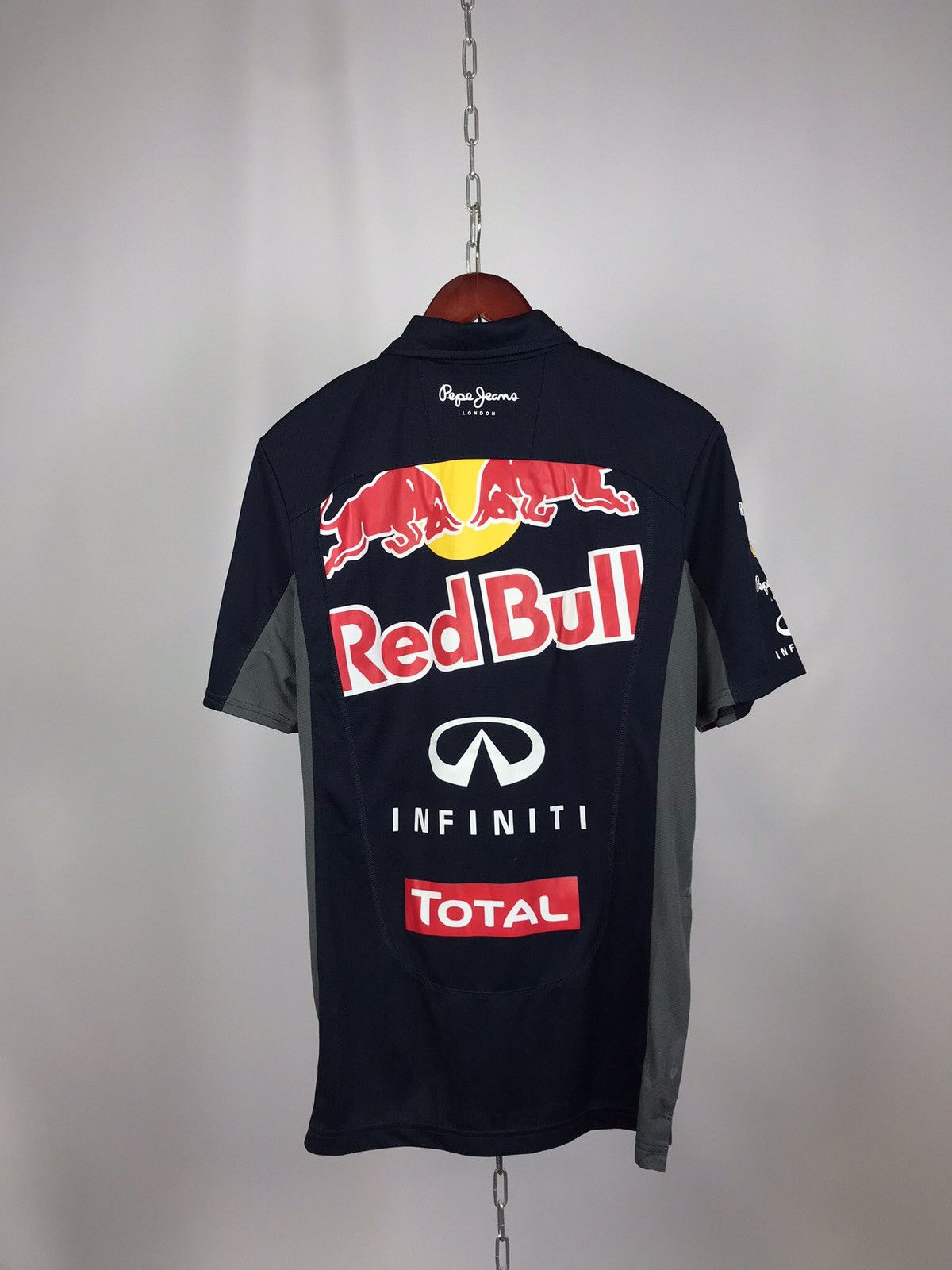Red Bull Red Bull x Pepe Jeans overprinted moto racing polo tee Size US M / EU 48-50 / 2 - 9 Thumbnail
