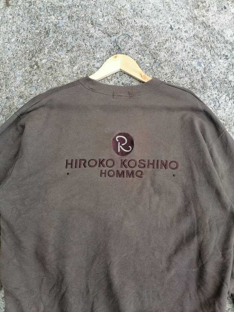 Hiroko Koshino Homme × Japanese Brand Hiroko Koshino Homme Embroidered Sweatshirt Size US L / EU 52-54 / 3 - 6 Thumbnail