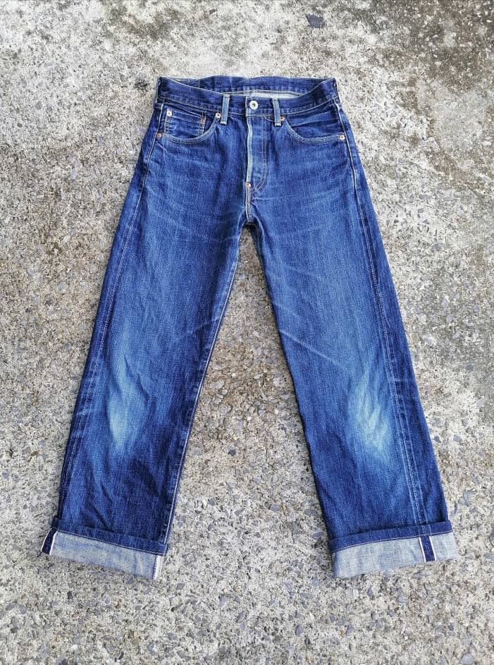 image of Levis x Levis Vintage Clothing Levi's Strauss 702 Big E Selvedge Denim Jeans, Men's (Size 28)