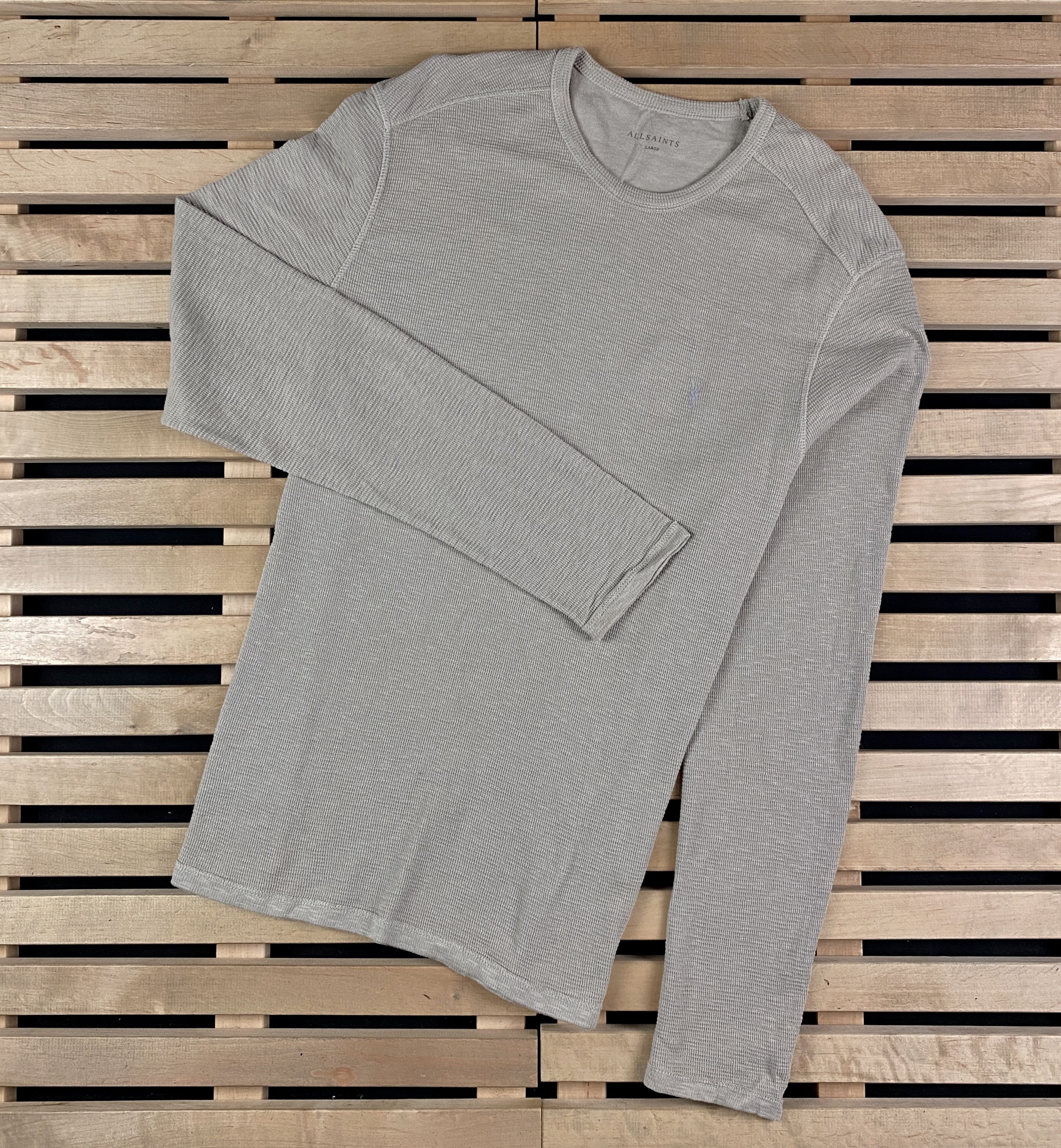 Allsaints Mens T-Shirt Long Sleeve Allsaints Size L Size US L / EU 52-54 / 3 - 1 Thumbnail