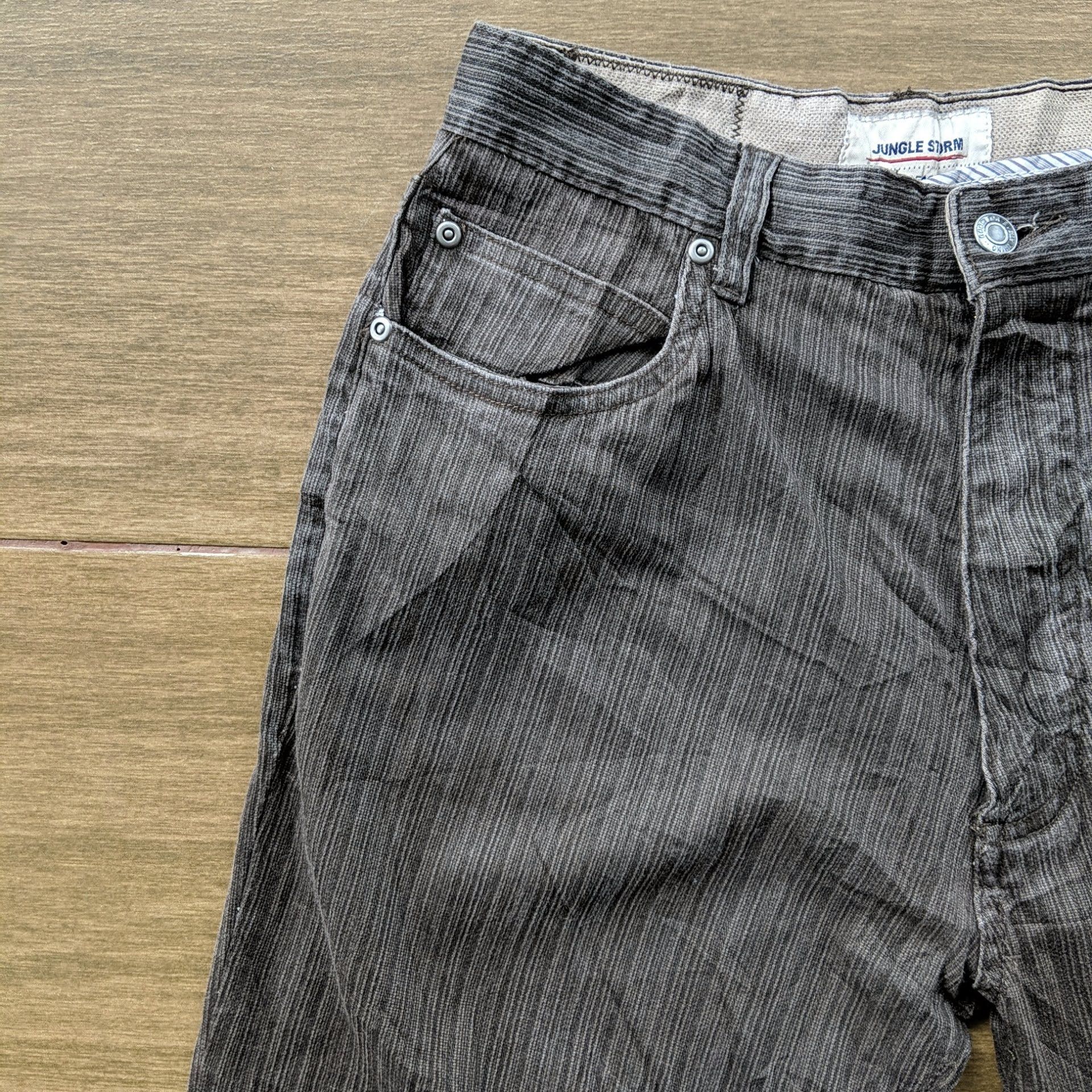 Japanese Brand × Vintage Jungle Storm 5 Pockets Casual Trousers Pants Size US 27 - 3 Thumbnail