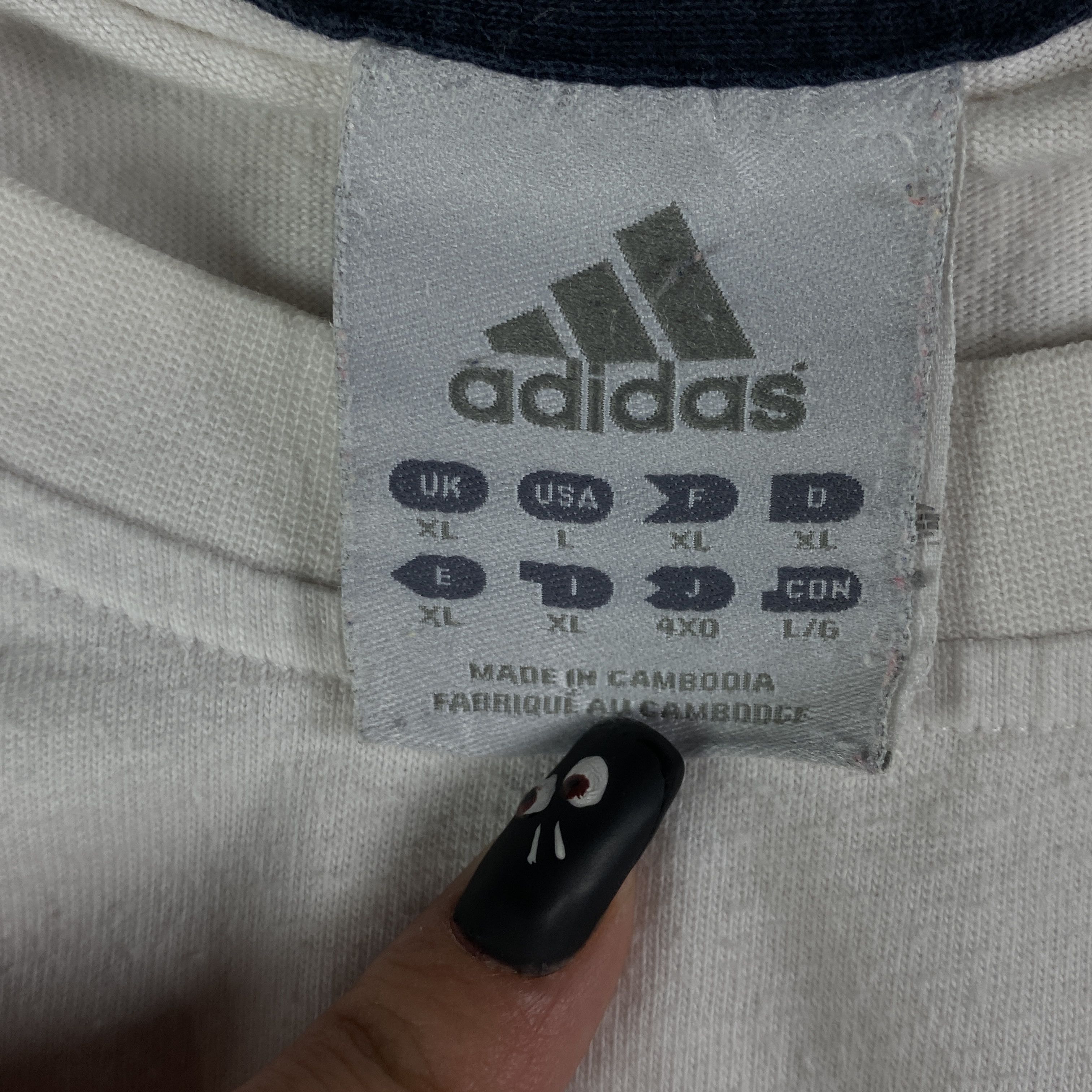 Adidas × Vintage Mens T-Shirt Adidas Big Logo Vintage Size XL Size US XL / EU 56 / 4 - 4 Thumbnail