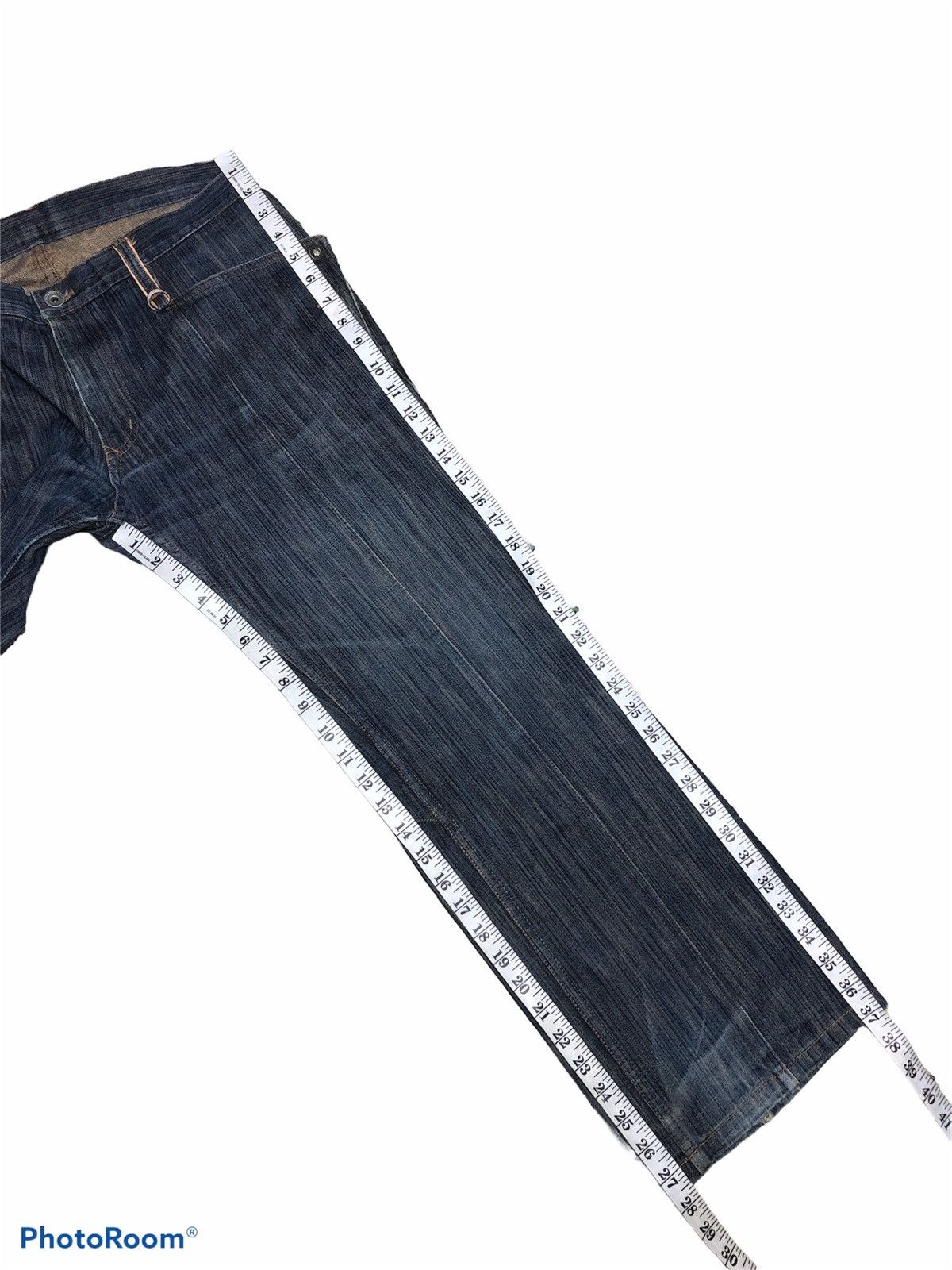 Nicole Miller FLARED⚡️⚡️NICOLE CLUB FOR MAN PATCHWORK RUSTY DENIM Size US 33 - 7 Thumbnail