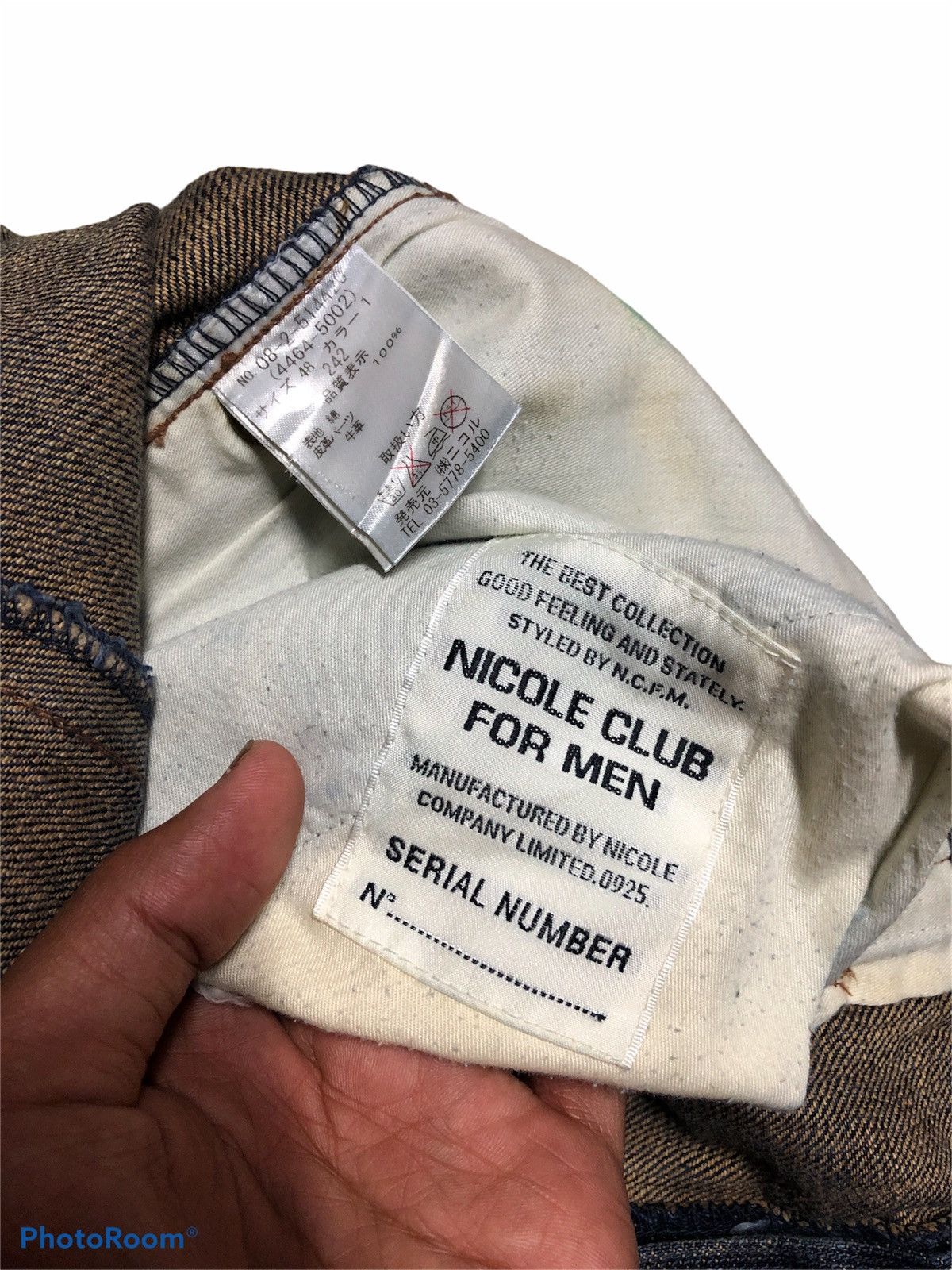Nicole Miller FLARED⚡️⚡️NICOLE CLUB FOR MAN PATCHWORK RUSTY DENIM Size US 33 - 4 Thumbnail