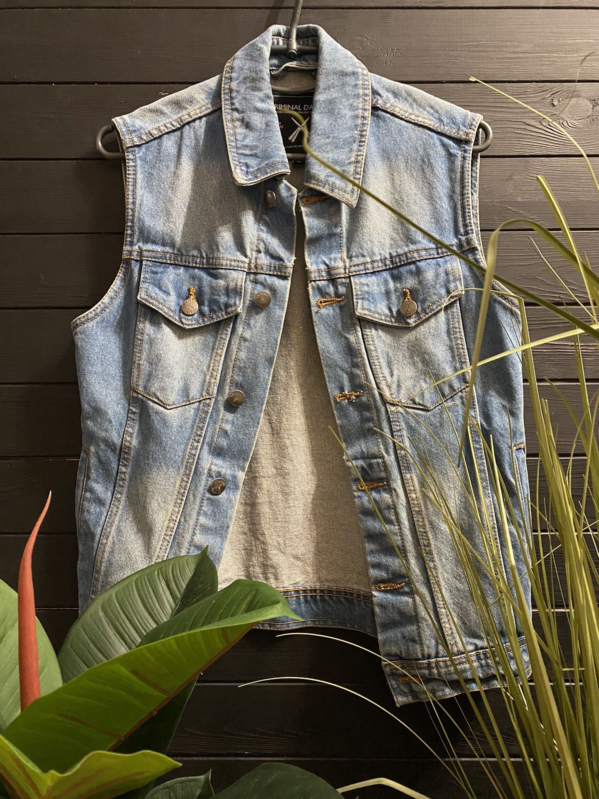 Criminal Damage Rare Vest Criminal Damage Denim Jeans Size US S / EU 44-46 / 1 - 1 Thumbnail