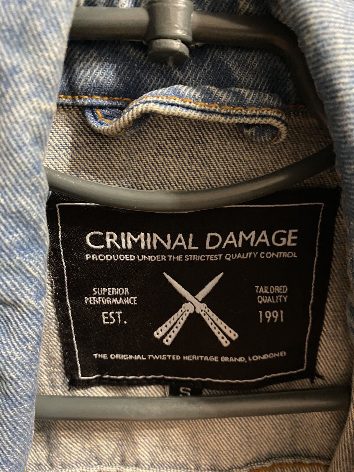 Criminal Damage Rare Vest Criminal Damage Denim Jeans Size US S / EU 44-46 / 1 - 7 Thumbnail