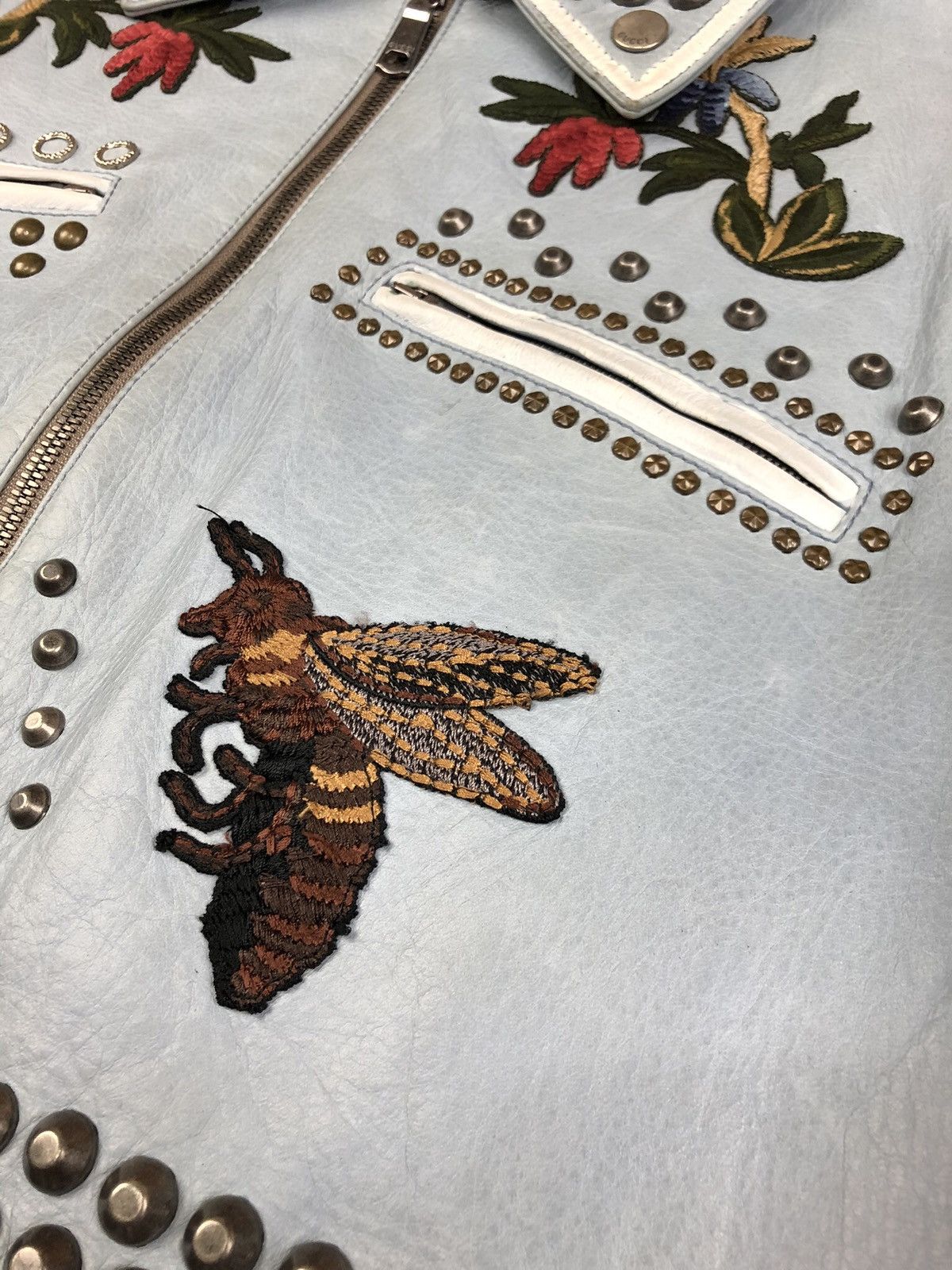Gucci SS16 heavy studded / embroidered bomber jacket Size US M / EU 48-50 / 2 - 5 Thumbnail