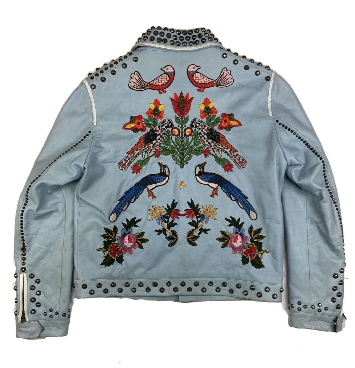 Gucci SS16 heavy studded / embroidered bomber jacket Size US M / EU 48-50 / 2 - 2 Thumbnail
