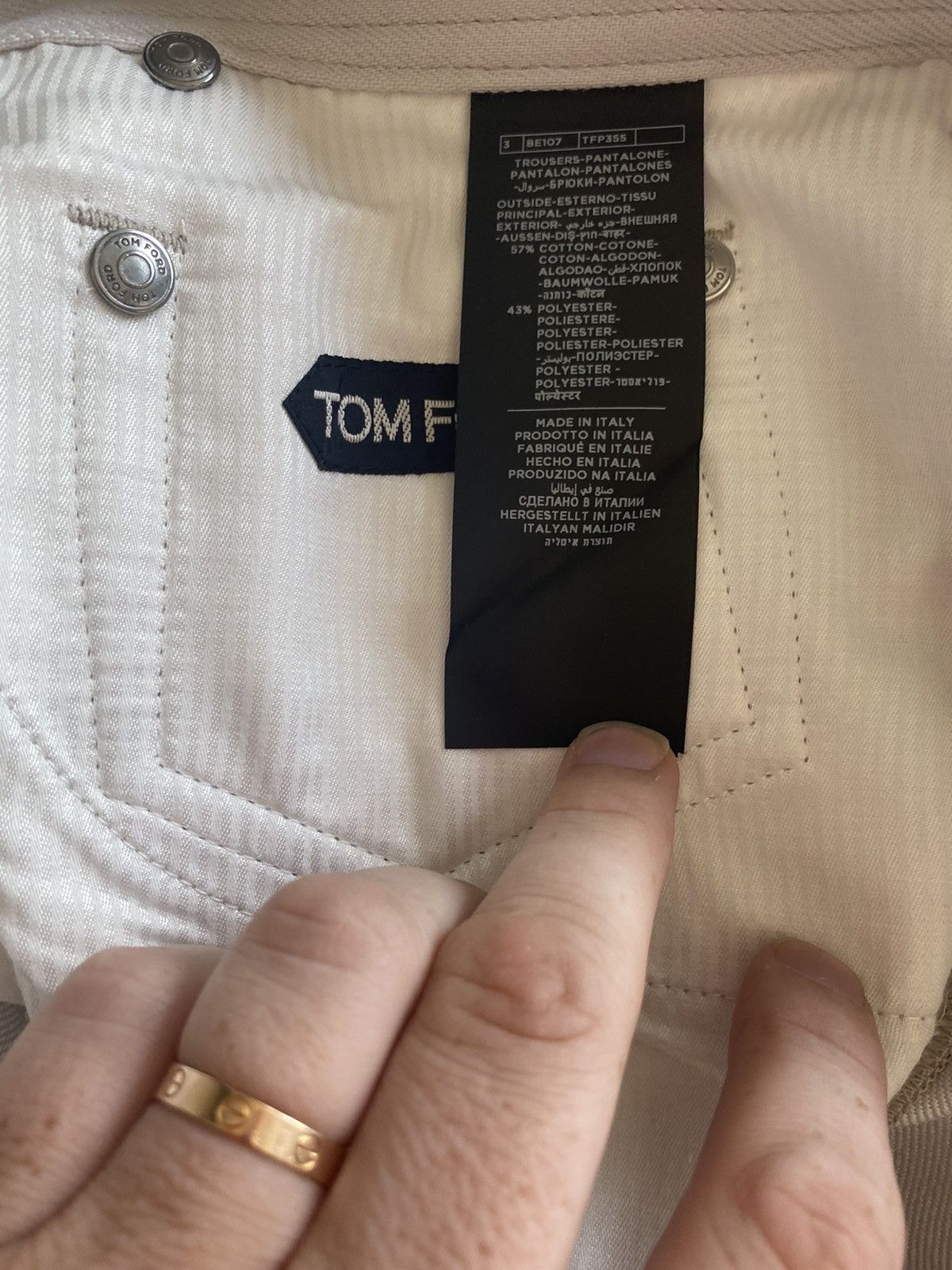 Tom Ford AUTHENTIC TOM FORD FIRST EDITION JEANS Size US 38 / EU 54 - 7 Thumbnail