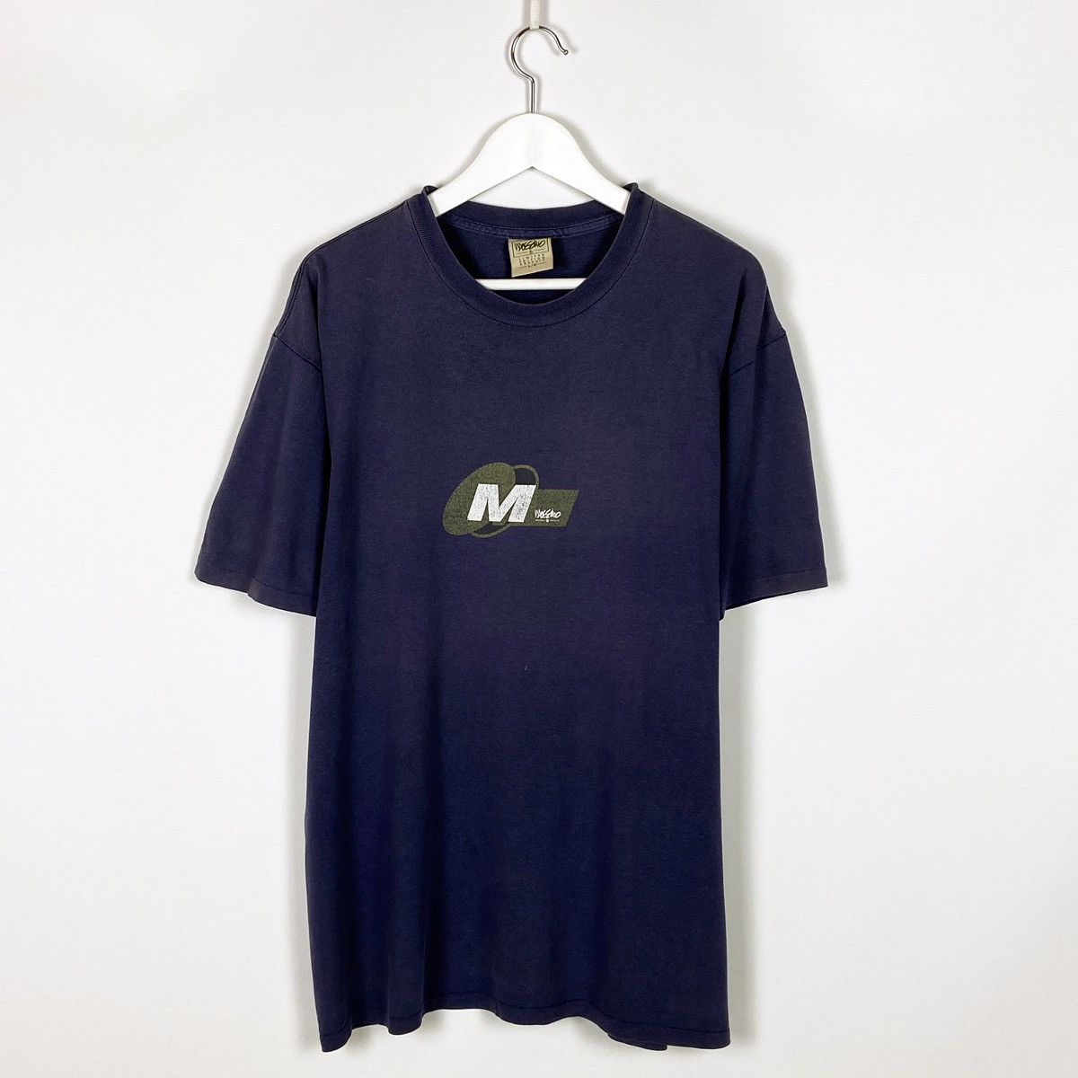 Mossimo Vintage 90s Mossimo Bog Logo Skateboarding tee rare single Size US L / EU 52-54 / 3 - 1 Thumbnail
