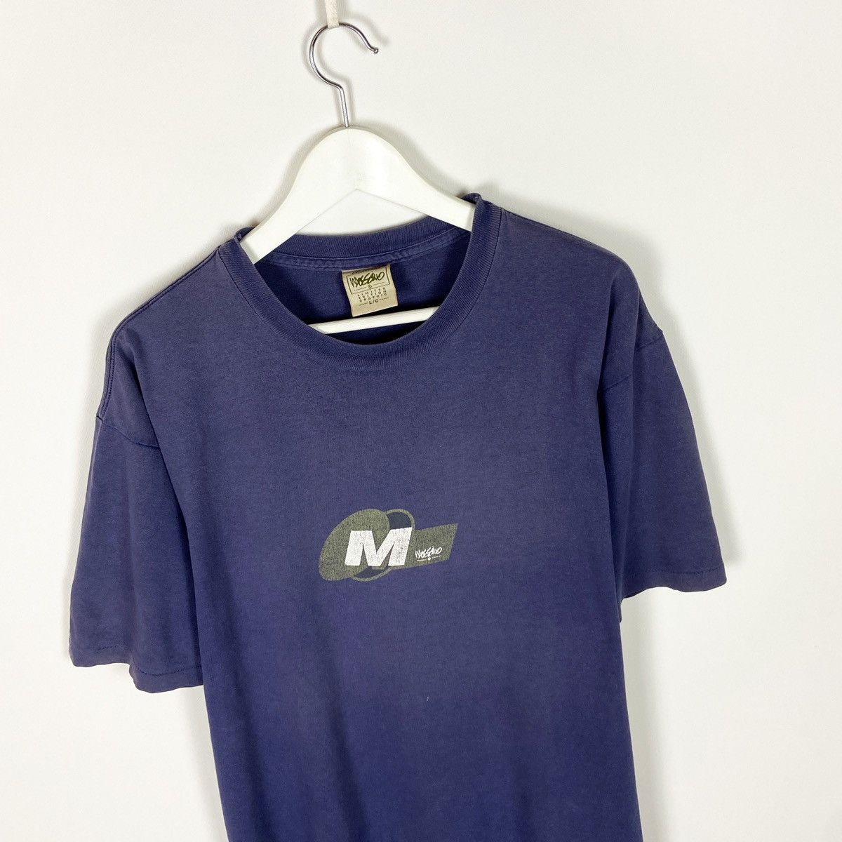 Mossimo Vintage 90s Mossimo Bog Logo Skateboarding tee rare single Size US L / EU 52-54 / 3 - 2 Thumbnail