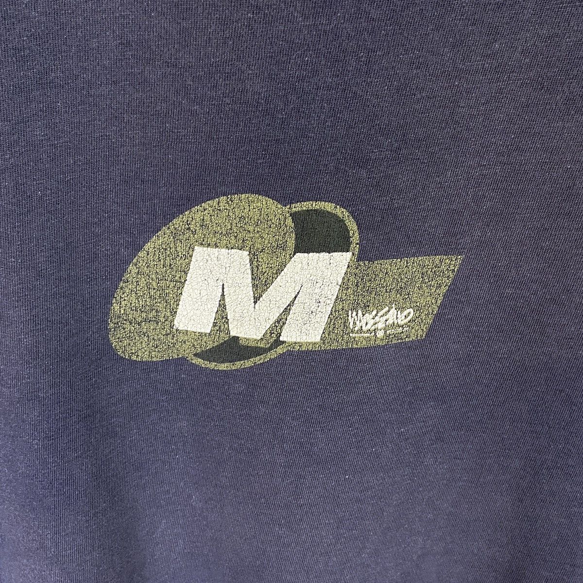 Mossimo Vintage 90s Mossimo Bog Logo Skateboarding tee rare single Size US L / EU 52-54 / 3 - 3 Thumbnail