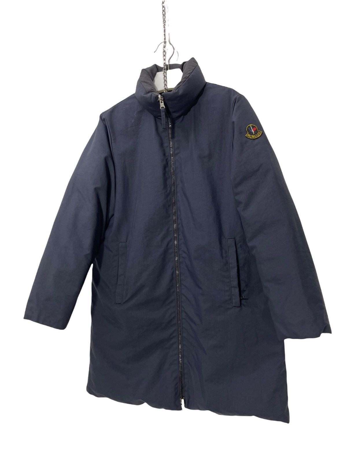 Reversible Moncler Vtg 90s Wool Nylon Down Parka Jacket 27🟩