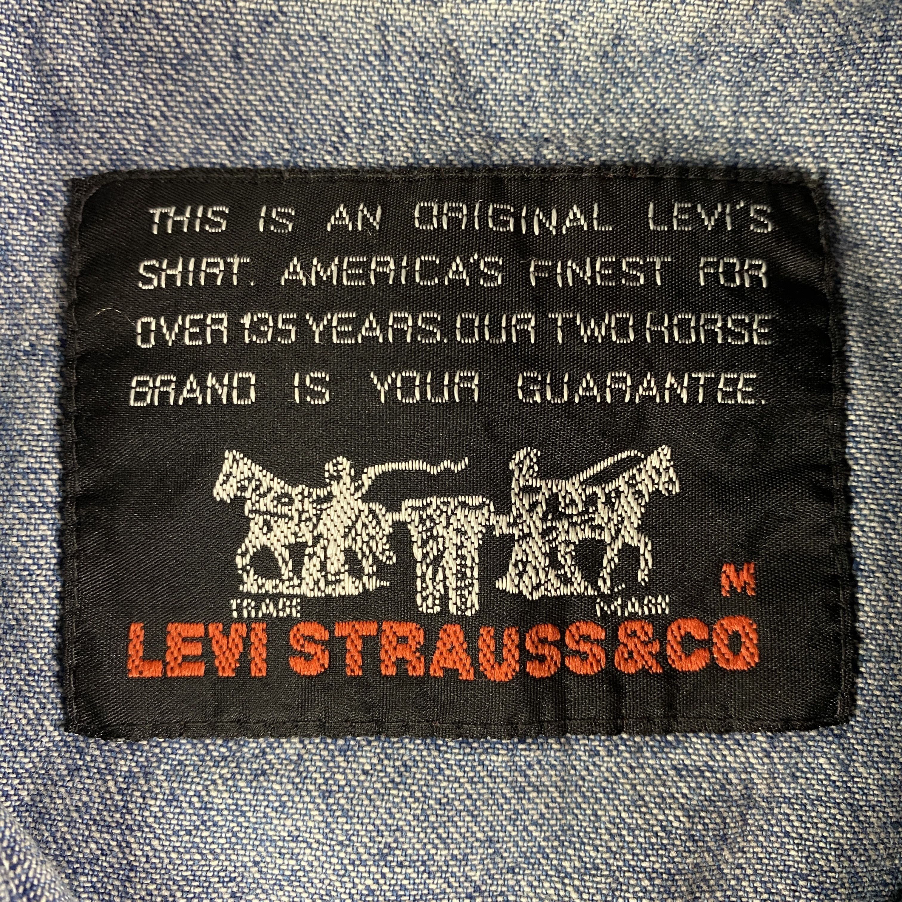Levi's × Levi's Vintage Clothing × Vintage Mens Jeans Shirt Long Sleeve Levi’s Vintage Size M Size US M / EU 48-50 / 2 - 4 Thumbnail