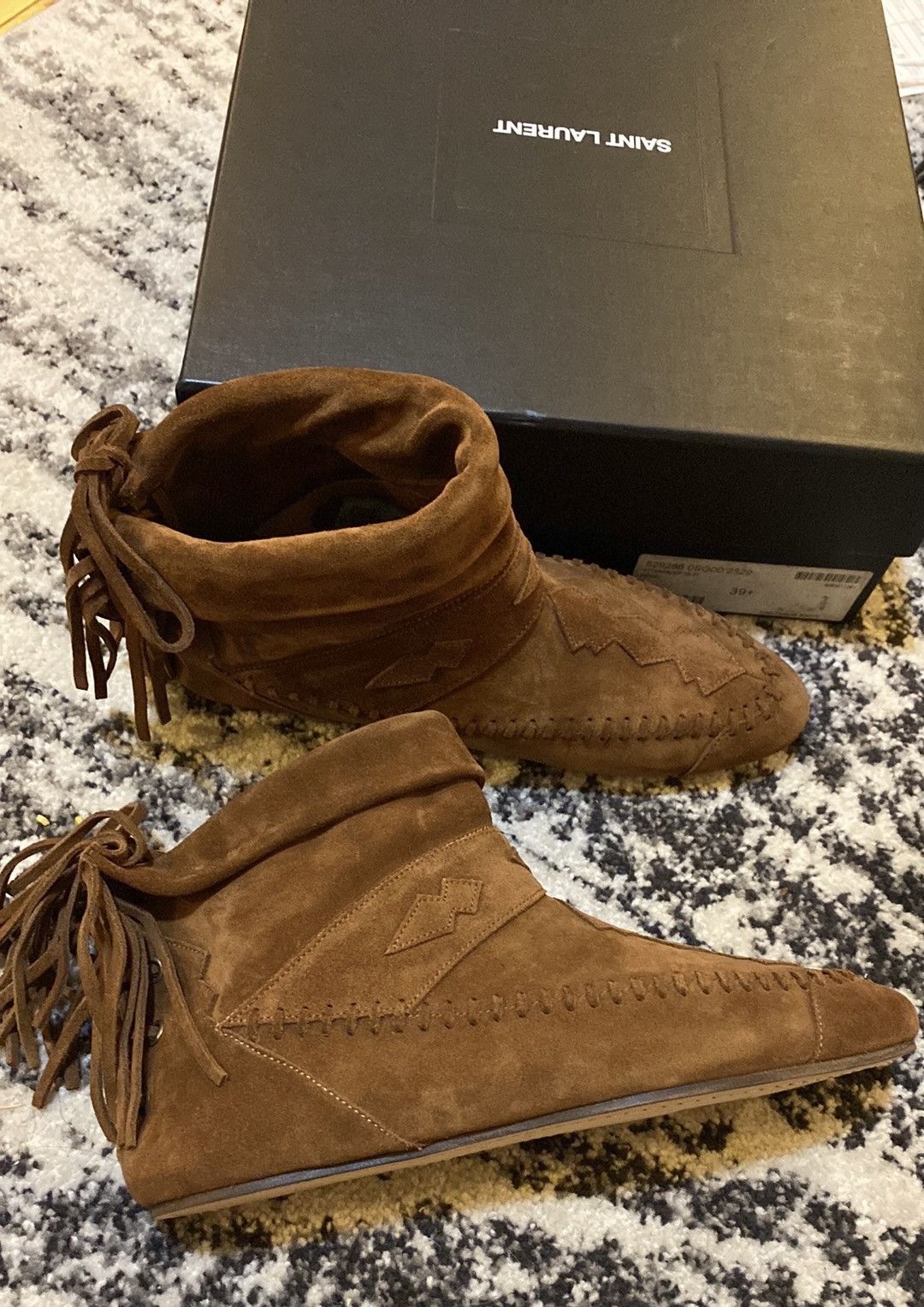 Saint Laurent Nino Frange Bootie