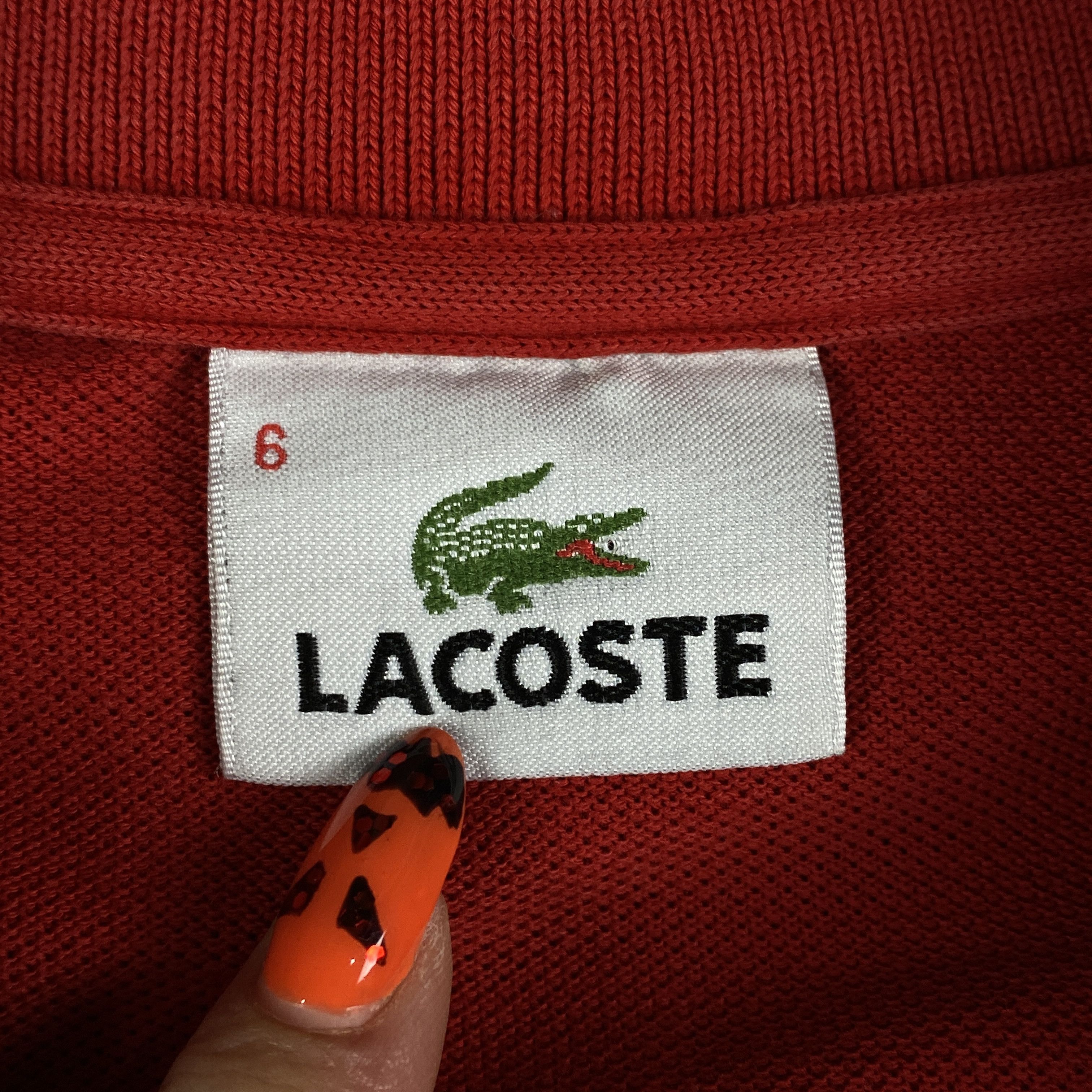 Lacoste × Vintage Mens Polo T-Shirt Lacoste Vintage Size 4 Size US M / EU 48-50 / 2 - 4 Thumbnail