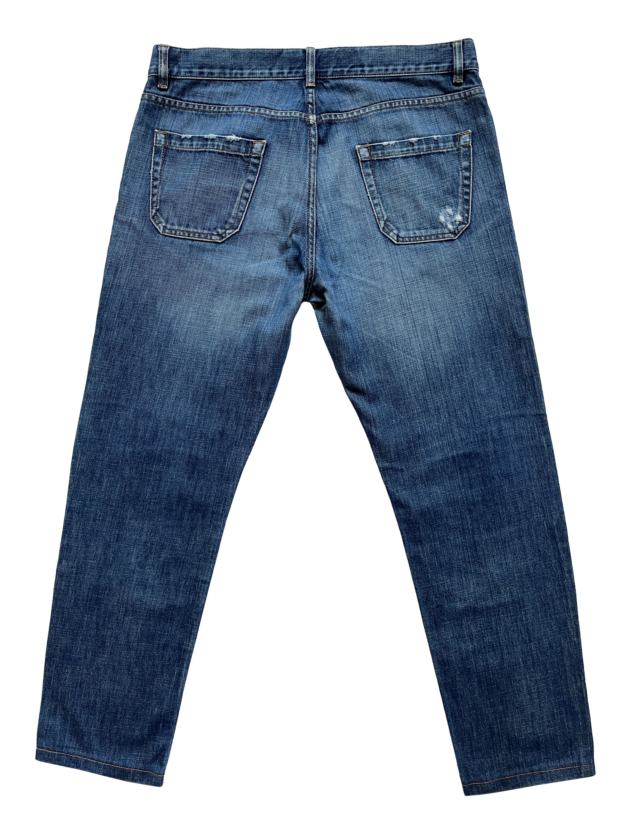 Prada ⚡️QUICK SALE⚡️2006 Prada Luna Rossa Blue Denim Jeans Pants Size US 34 / EU 50 - 2 Thumbnail