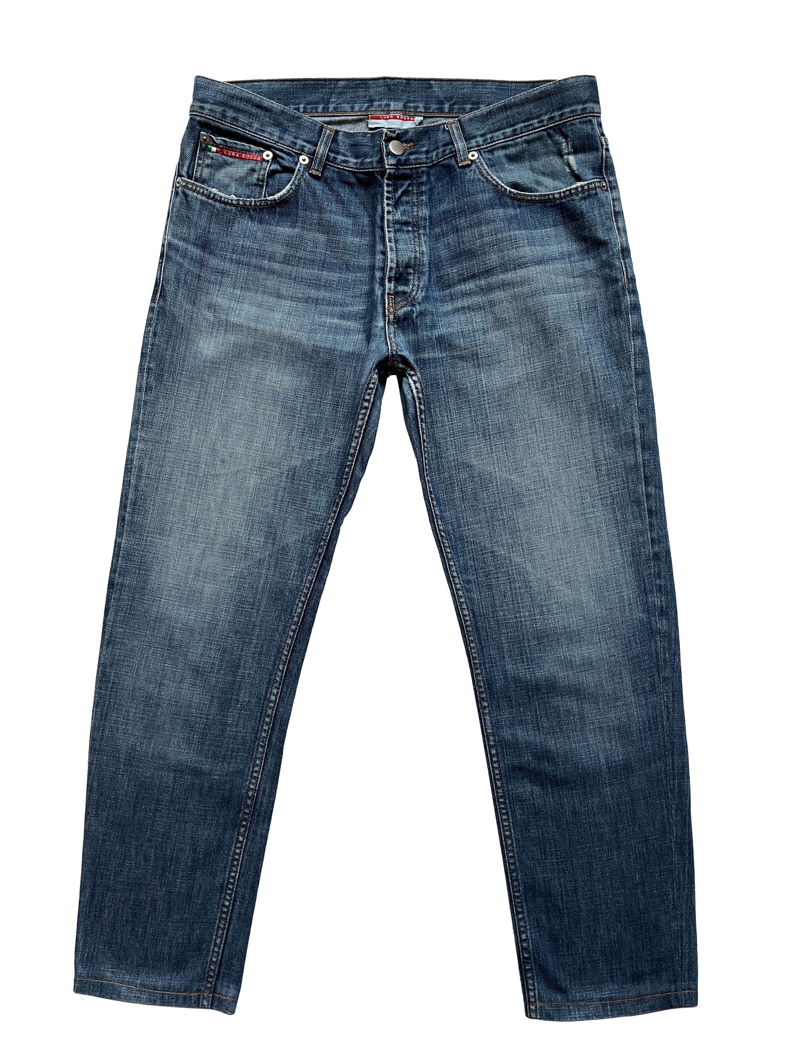 Prada ⚡️QUICK SALE⚡️2006 Prada Luna Rossa Blue Denim Jeans Pants Size US 34 / EU 50 - 1 Thumbnail