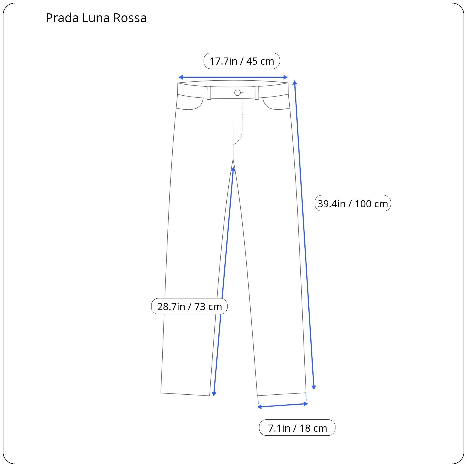 Prada ⚡️QUICK SALE⚡️2006 Prada Luna Rossa Blue Denim Jeans Pants Size US 34 / EU 50 - 10 Thumbnail