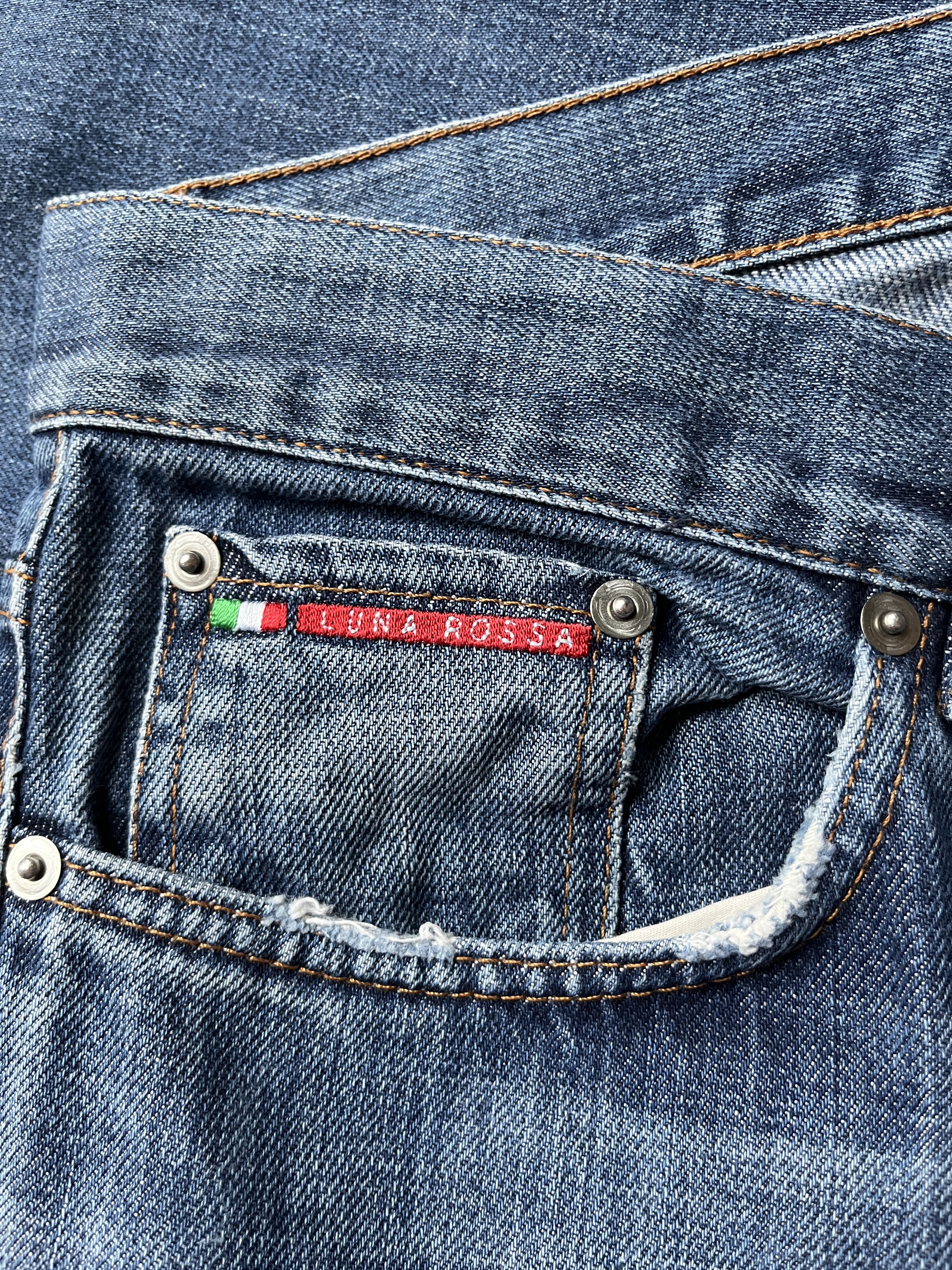 Prada ⚡️QUICK SALE⚡️2006 Prada Luna Rossa Blue Denim Jeans Pants Size US 34 / EU 50 - 5 Thumbnail