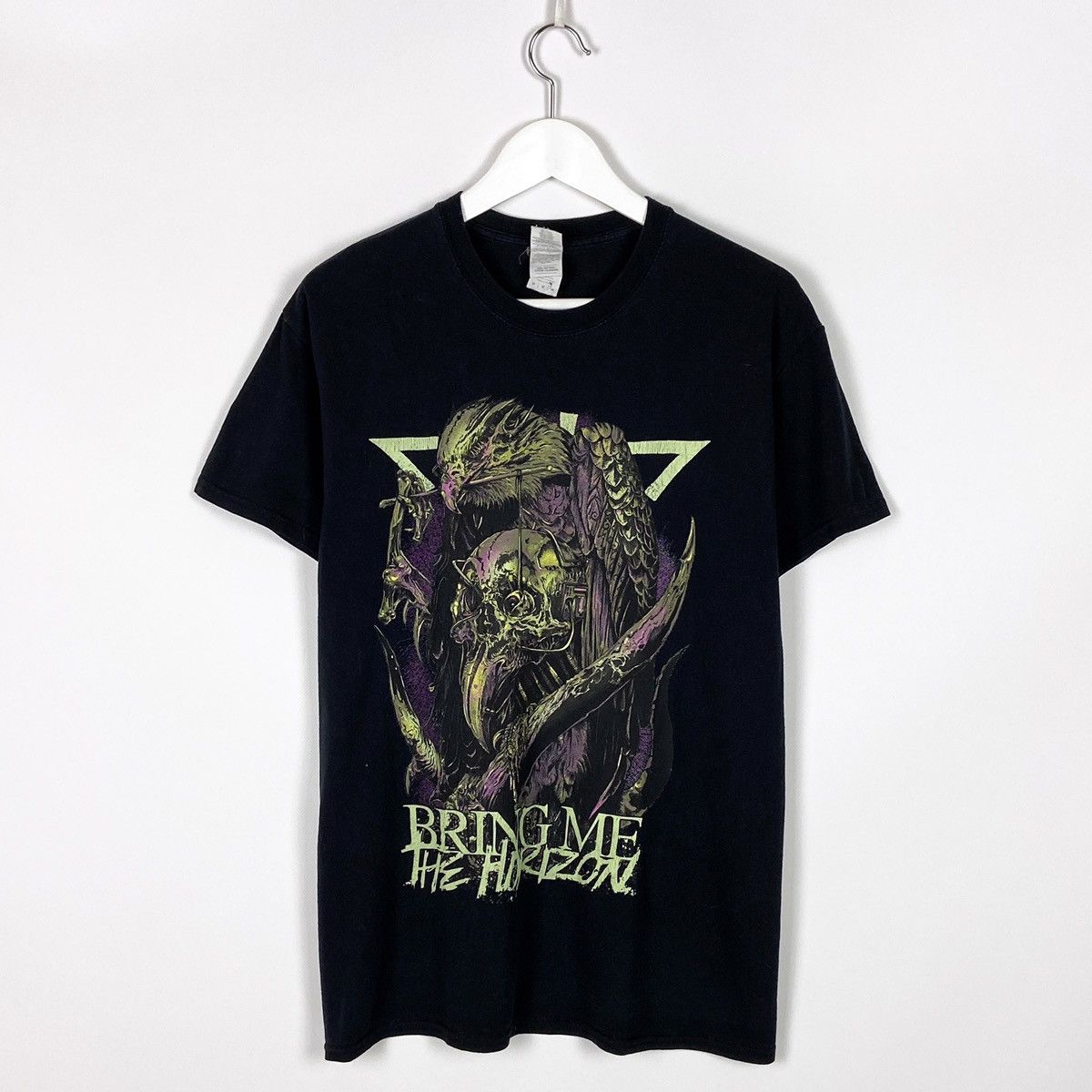 Band Tees Being me the horizon 00s Crown BMTH rock band tee music Size US M / EU 48-50 / 2 - 1 Thumbnail