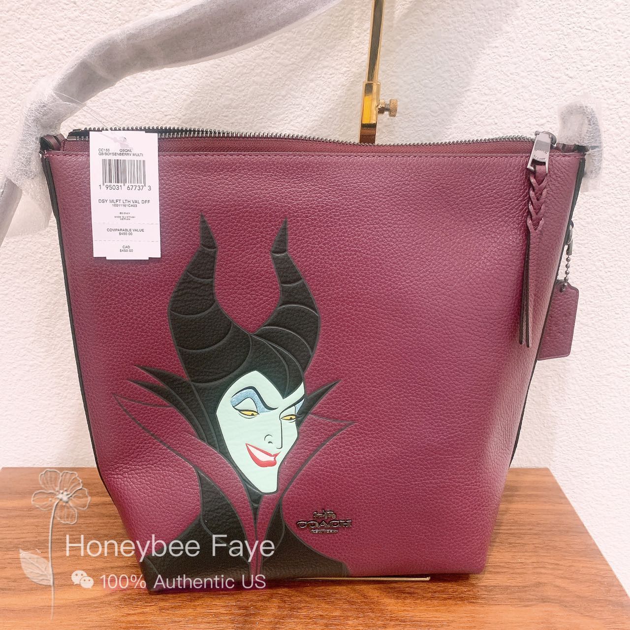 Coach Disney X Coach Val Duffle With Maleficent Motif Grailed